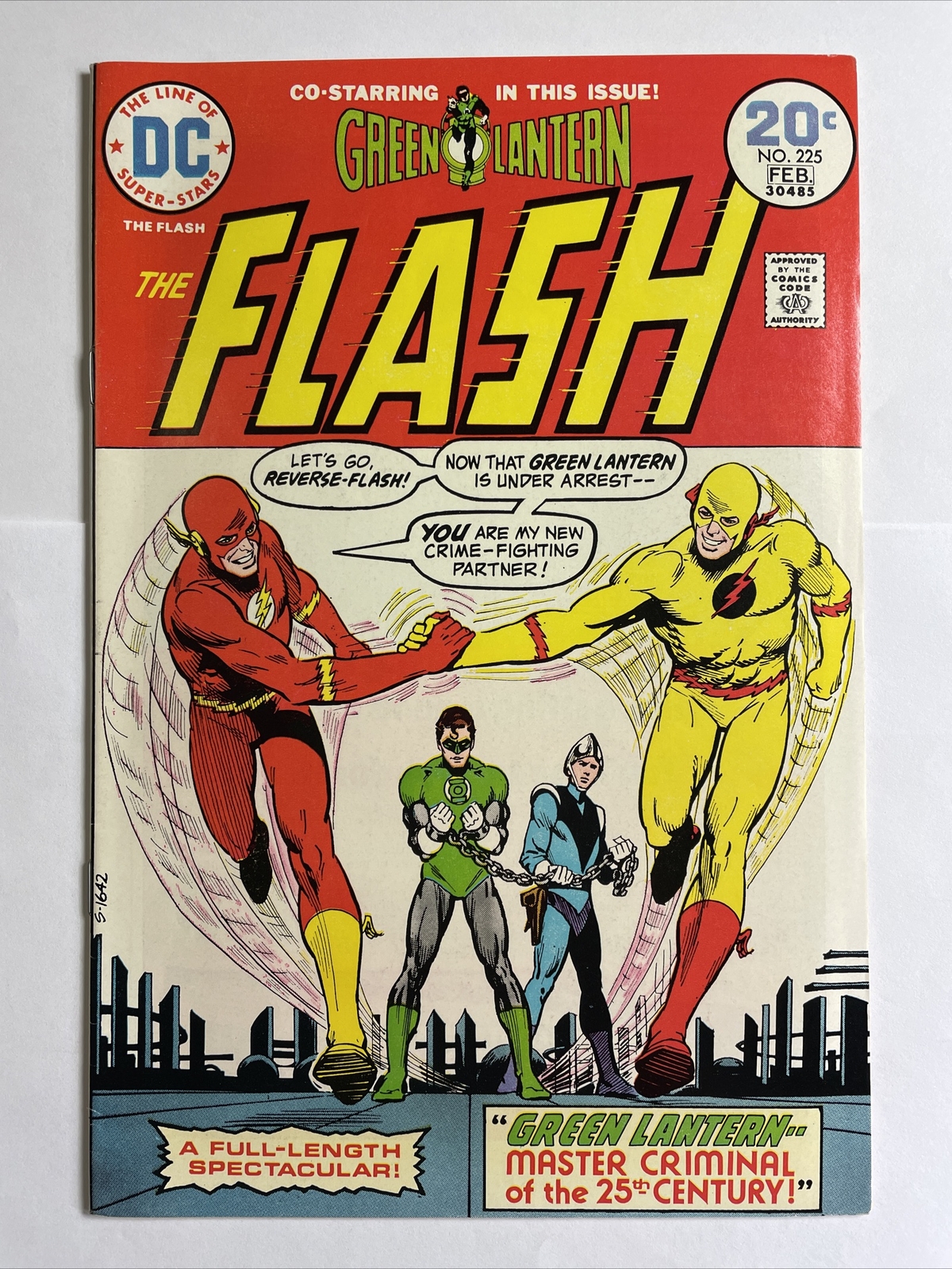 Flash 225 VF/NM  1974 DC Comics Reverse Flash