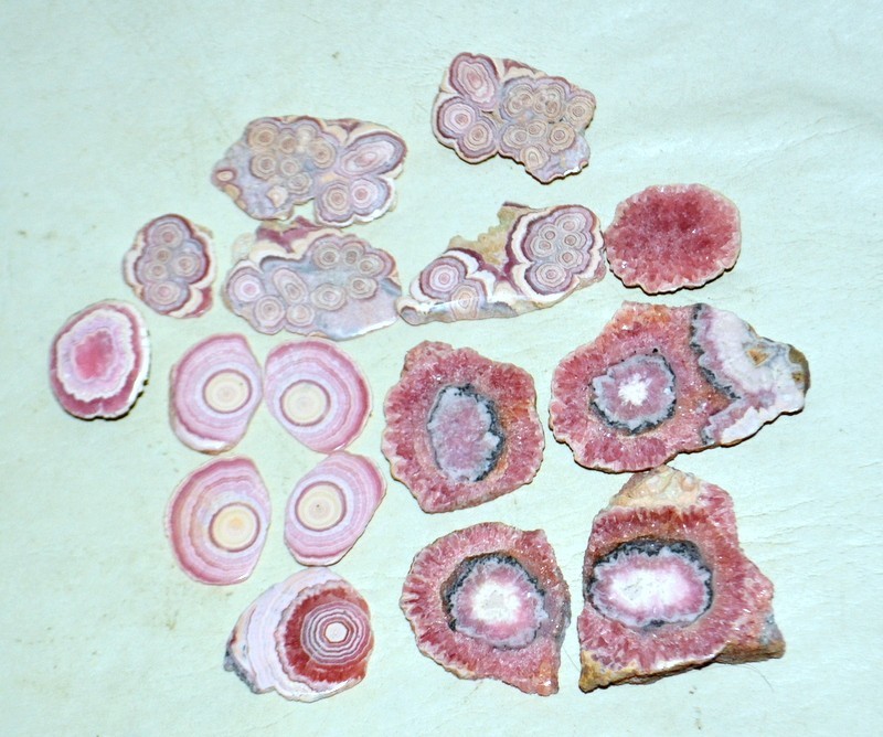 16 PCS LOT Rhodochrosite Stalactite from Argentina * Wholesale Bulk