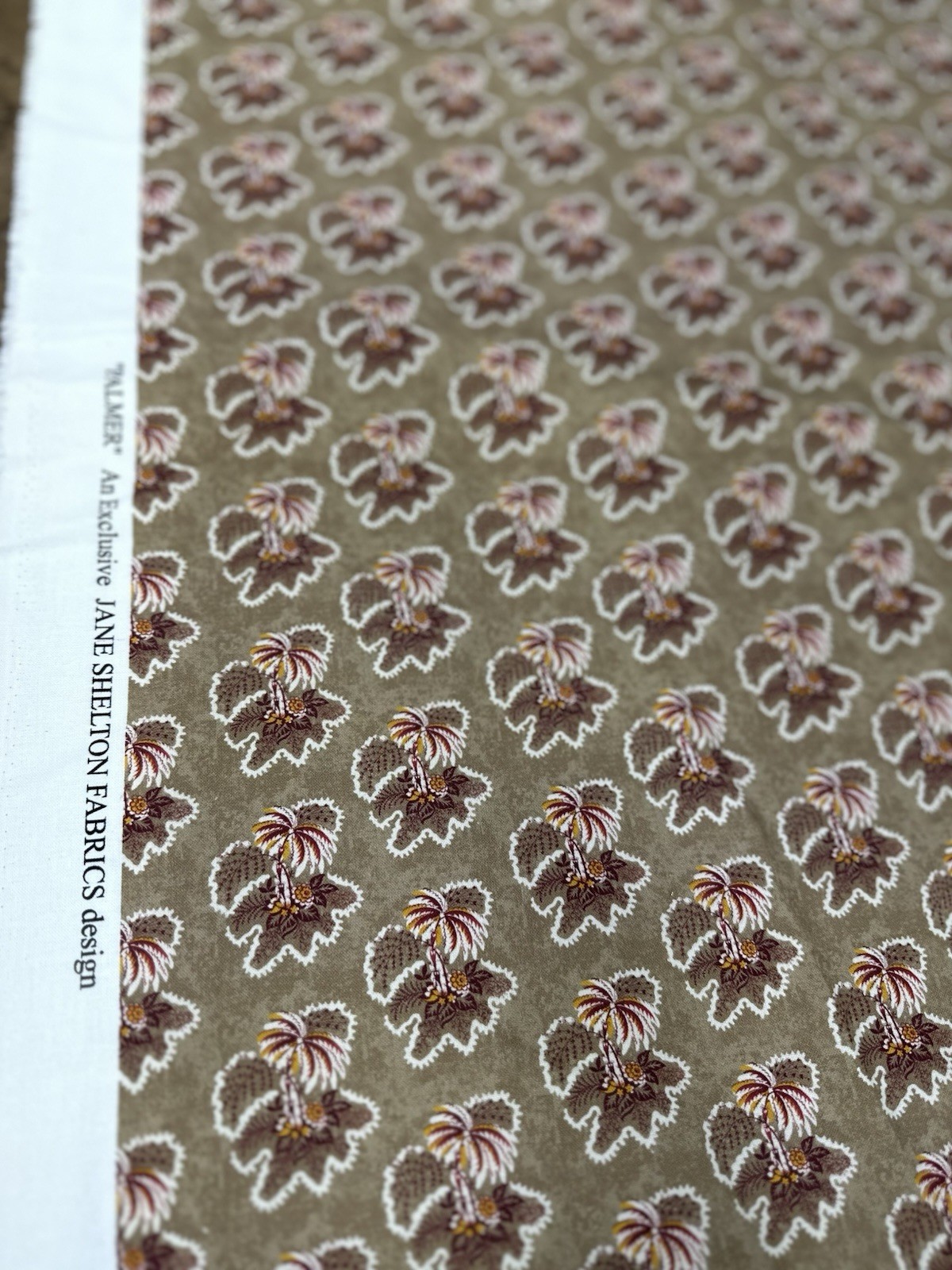 Jane Shelton Fabrics “Palmer” Sold By The Yard Jane Shelton Fabrics “Palmer” Sold By The Yard