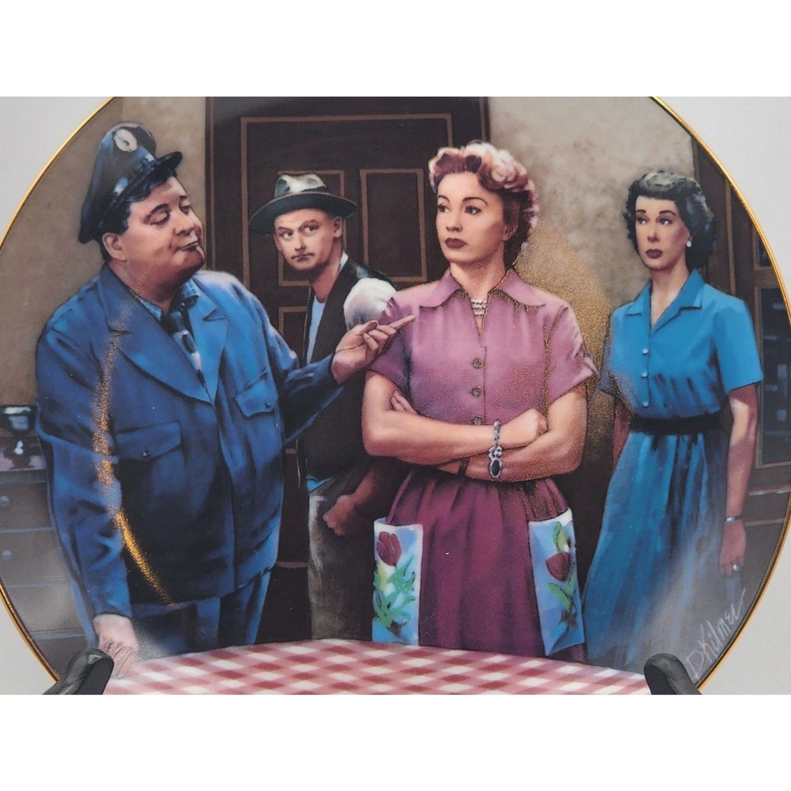 The Honeymooners “The Honeymooners” Plate – Hamilton Collection – Mint w/ COA –
