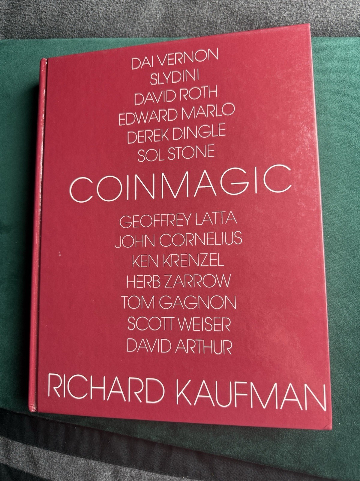 🔥EXTREMELY RARE David Roth Autograph Coin Magic By Richard Kaufman🔥🔥
