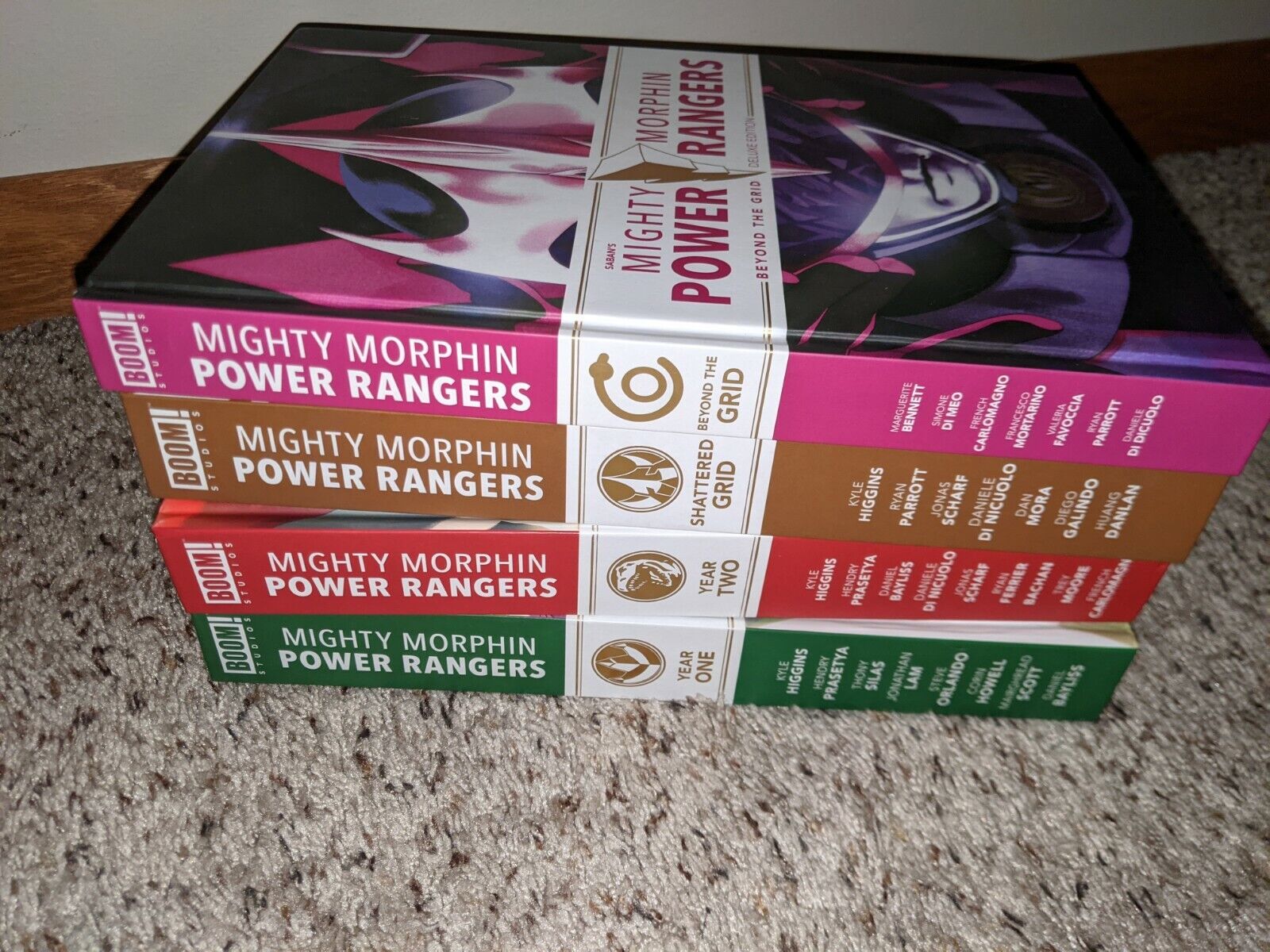 Mighty Morphin Power Rangers Deluxe Ed Year One Two Shattered Beyond the Grid 