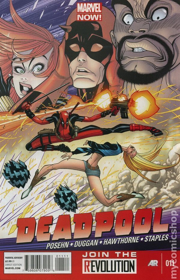 Deadpool #11A FN 2013 Stock Image