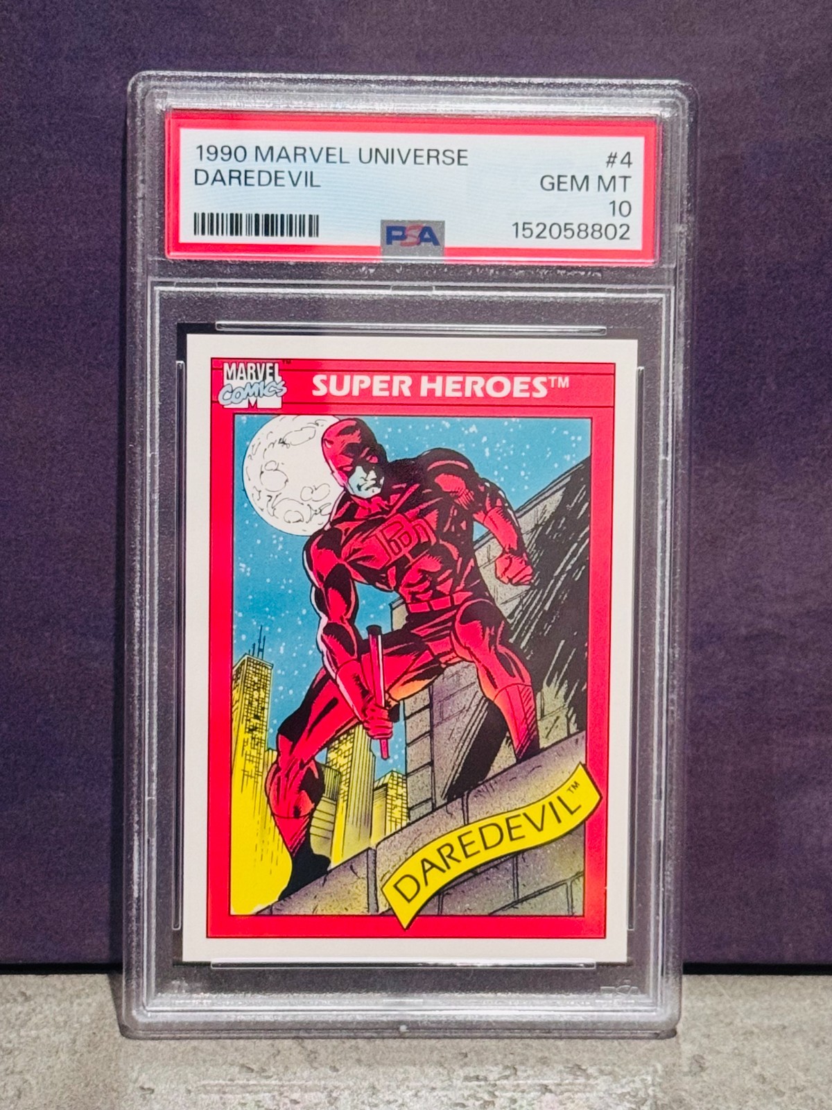 1990 Marvel Universe Daredevil #4 PSA 10 Gem MT BRAND NEW SLAB