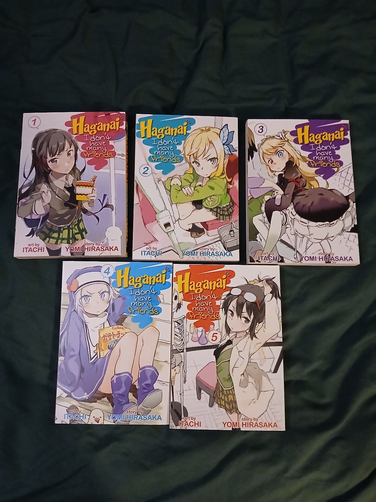 Haganai I Don\'t Have Many Friends Manga Vol 1 - 5 English EXCELLENT