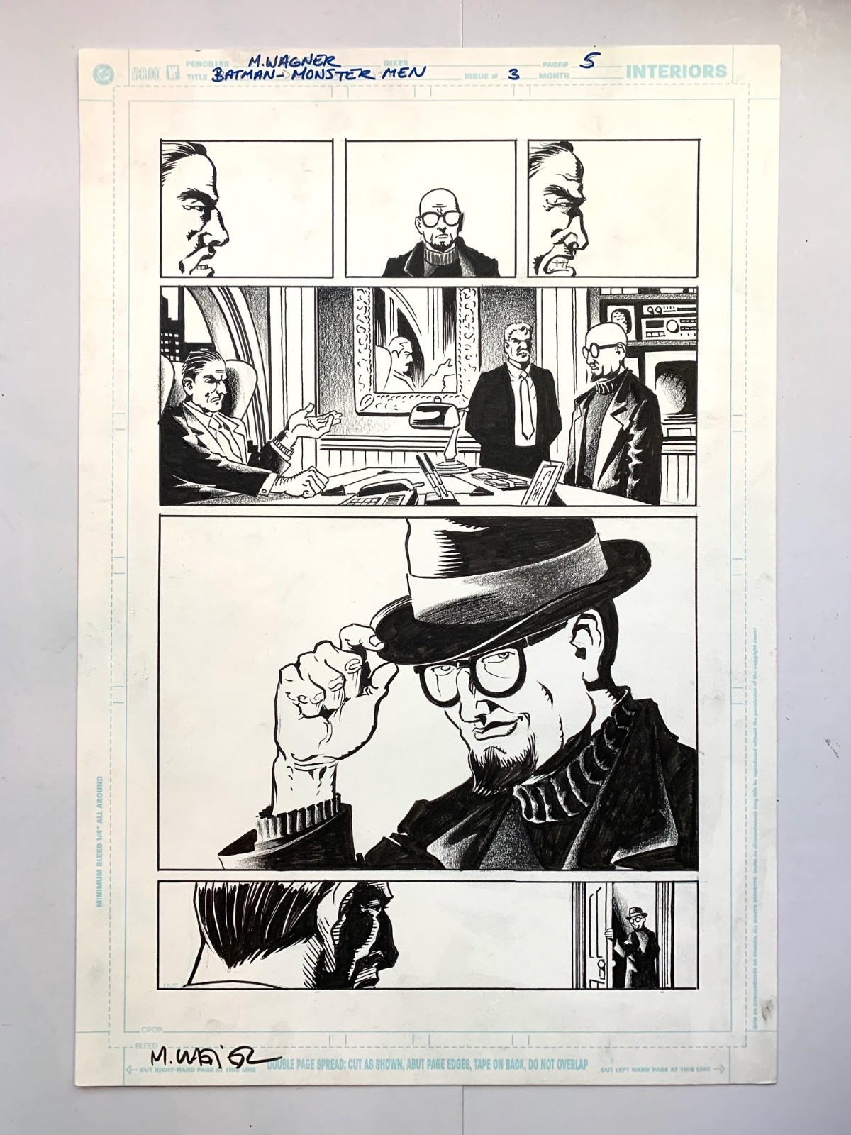 Matt Wagner Batman And The Monster Men 3 Pg 5 Original Art