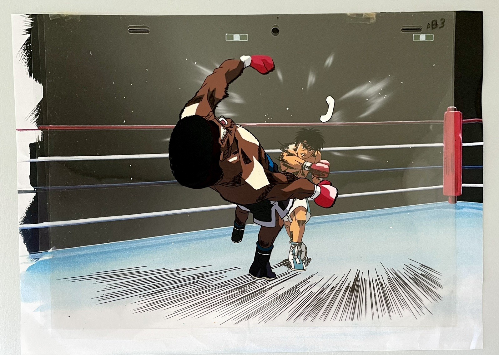 Hajime No Ippo  Animation Production Cel & Douga - Ippo vs Ozuma