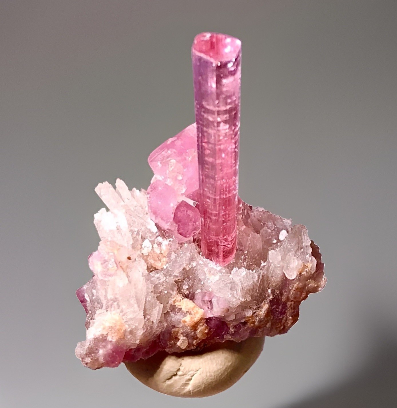 Large Gorgeous Pink Tourmaline Crystal Cluster Natural Raw Gemstone Specimen