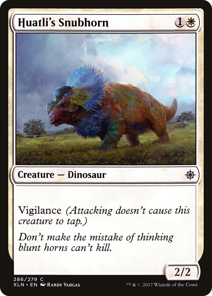 Huatli's Snubhorn [Ixalan] Magic MTG