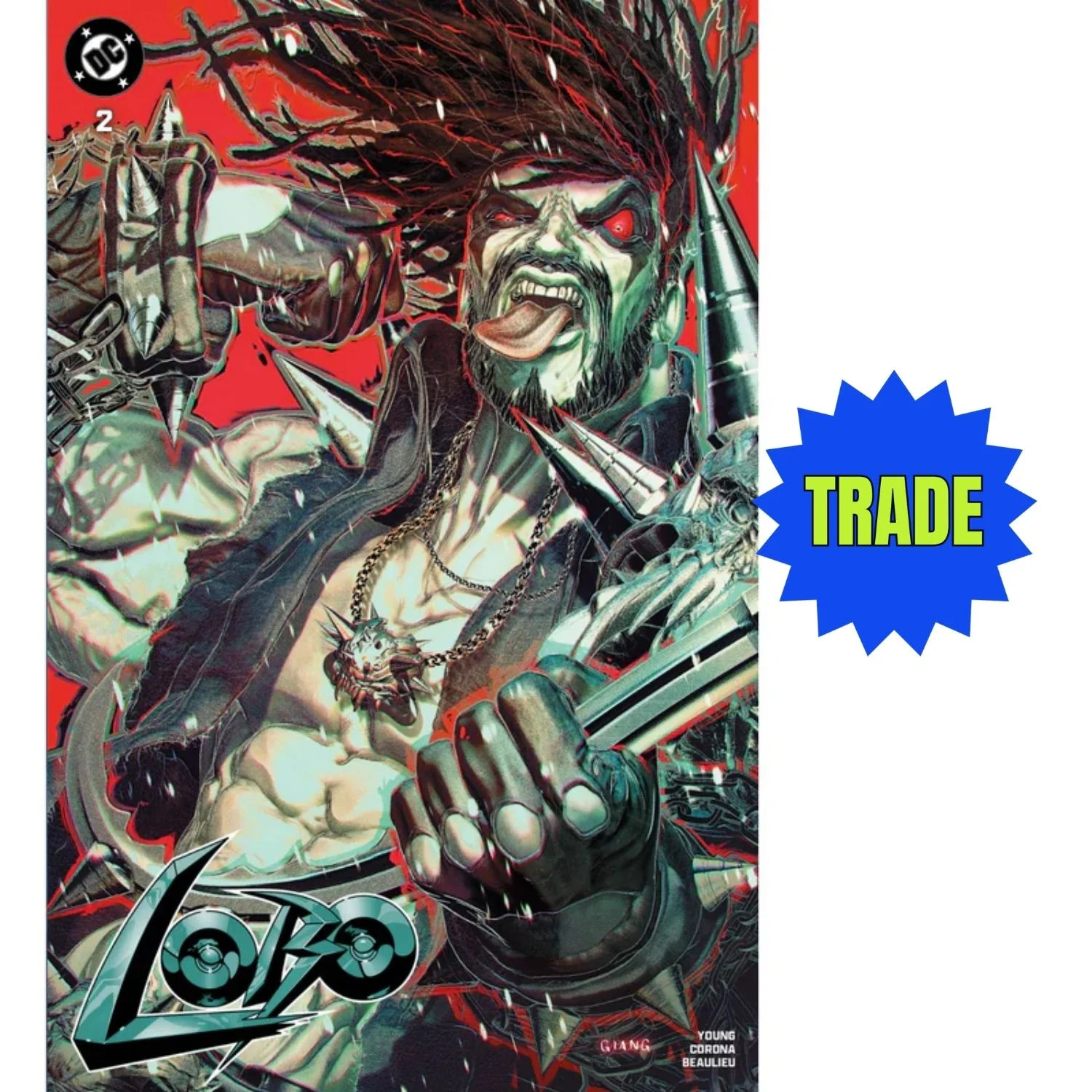 Lobo: #2 [John Giang Variant x Shopville Trade Exclusive CVR] DC Comics 2026