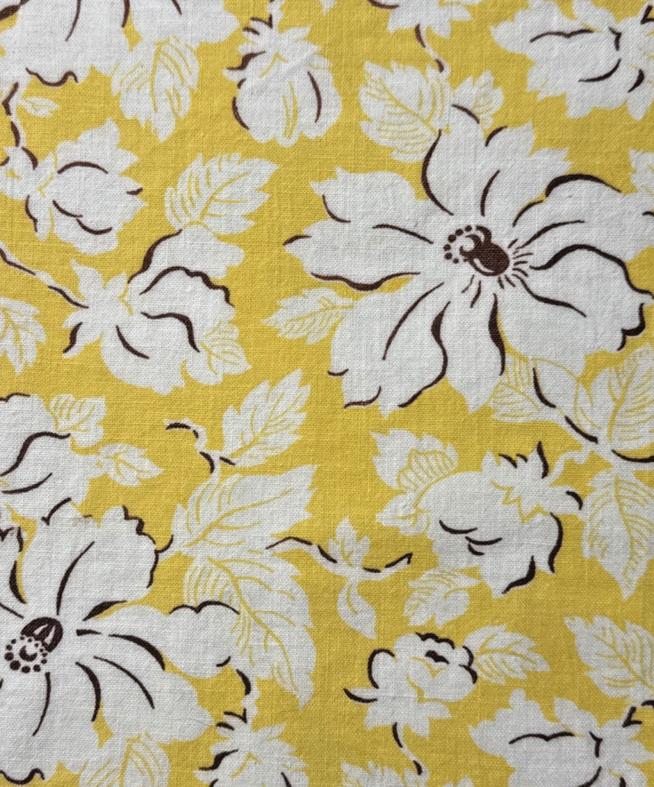 Vintage 1930\'s-40\'s feedsack fabric piece 8x10\