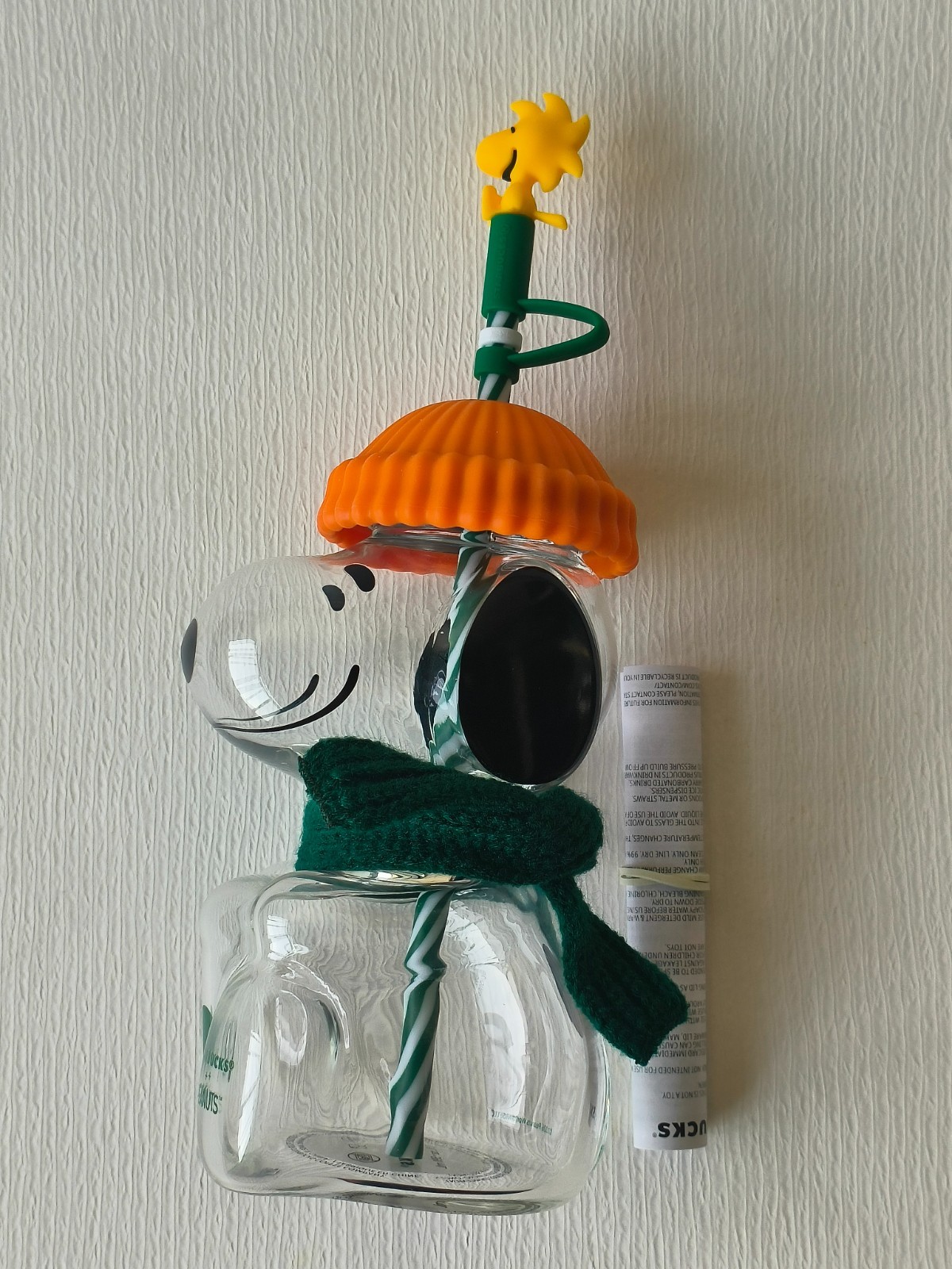 2026 Genuine Starbucks x Peanuts Snoopy Limited Edition Glass Cold Cup 20oz.