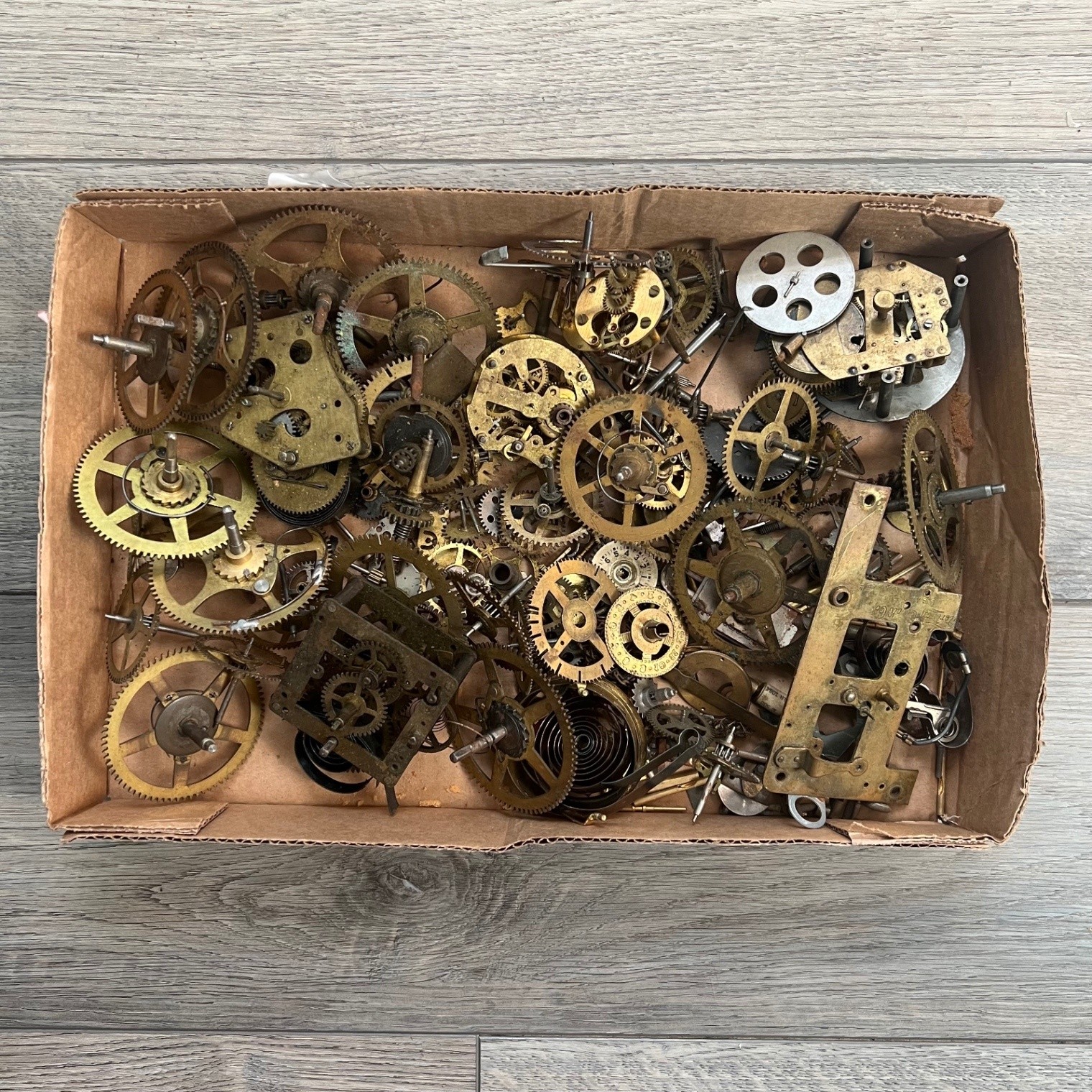 Vintage Mechanical Clock Parts Gears Movements Plates Springs Repair Estate Lot Vintage Mechanical Clock Parts Gears Movements Plates Springs Repair Estate Lot