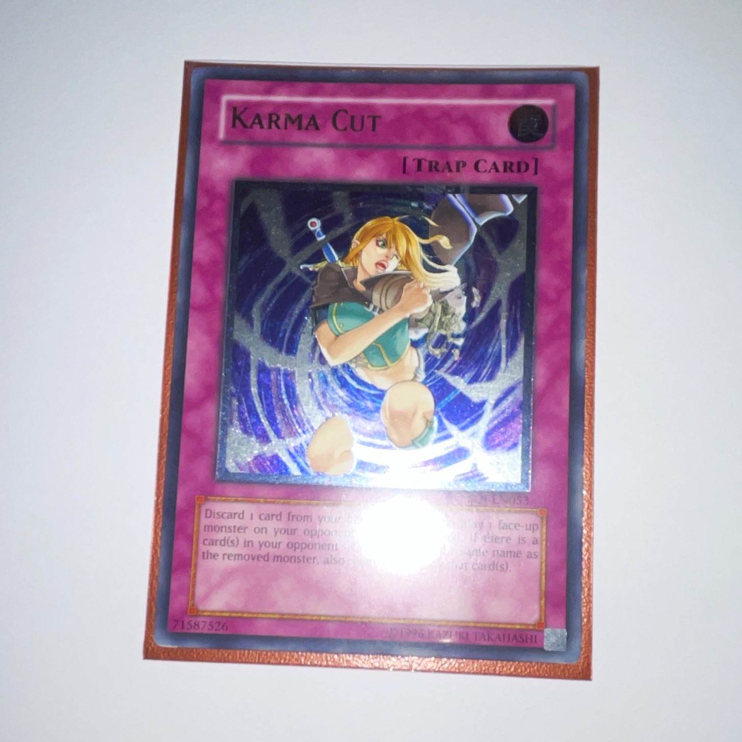 Konami Yu-Gi-Oh TCG Karma Cut IOC-EN054 Invasion of Chaos Ultimate Rate Unlim