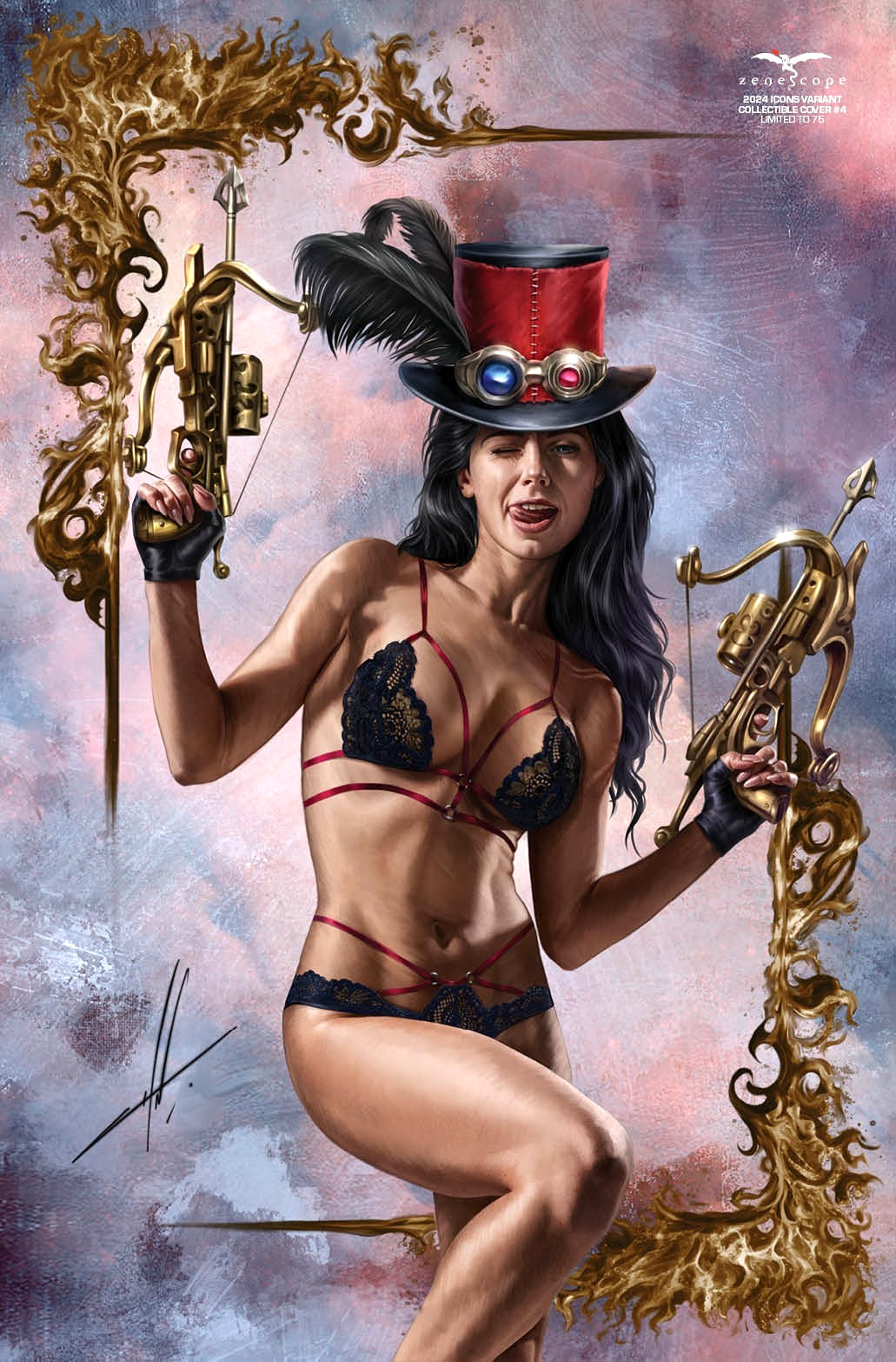 GRIMM FAIRY TALES #81 V2- Liesel Van Helsing - LINGERIE - Carla Cohen  ZENESCOPE