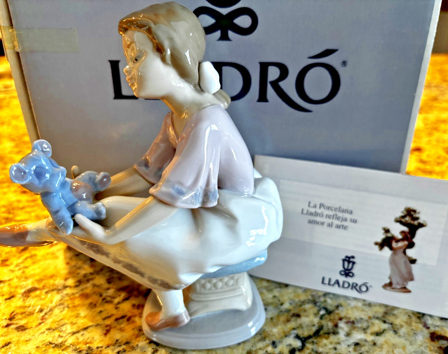 LLADRO MY BEST FRIEND 1993 Collector Society PORCELAIN FIGURINE 7620 With BOX