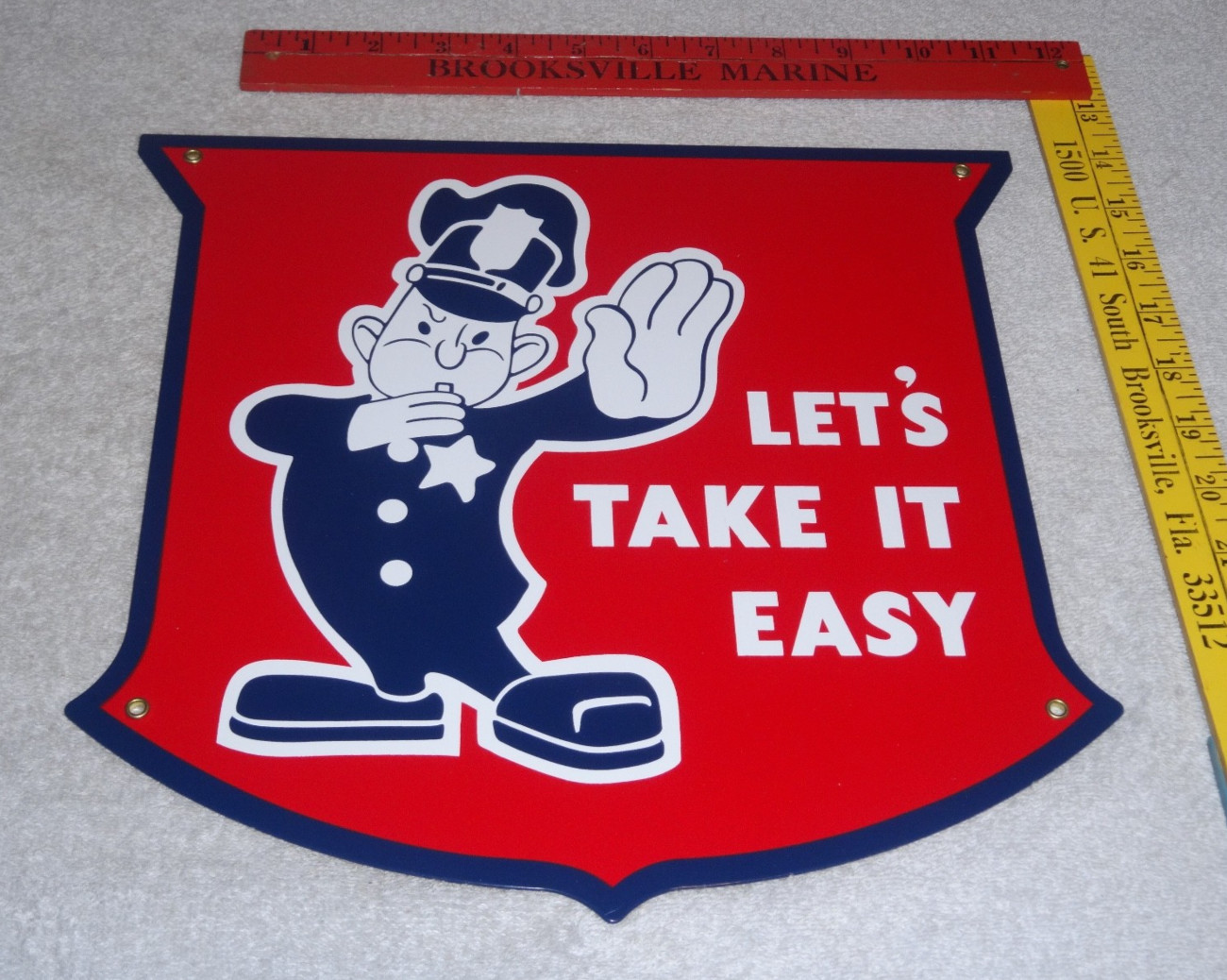 VINTAGE FORD LET\'S TAKE IT EASY POLICEMAN 11 3/4\ VINTAGE FORD LET\'S TAKE IT EASY POLICEMAN 11 3/4\