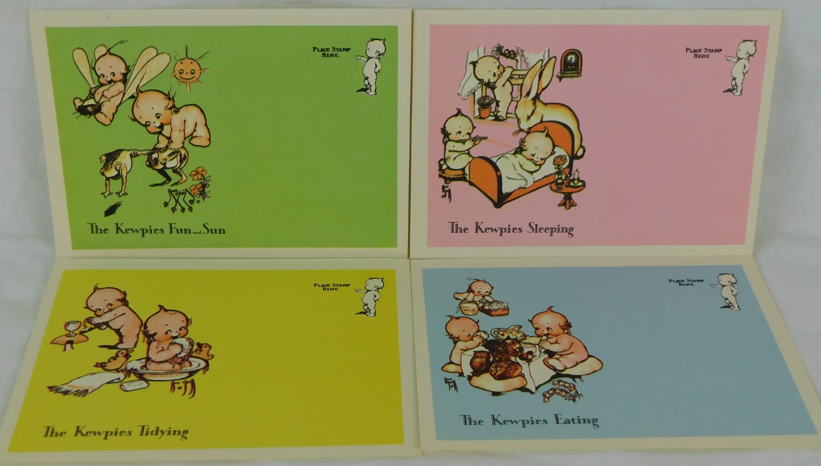 Vintage ~ LOT KEWPIE POSTCARDS ~ 6
