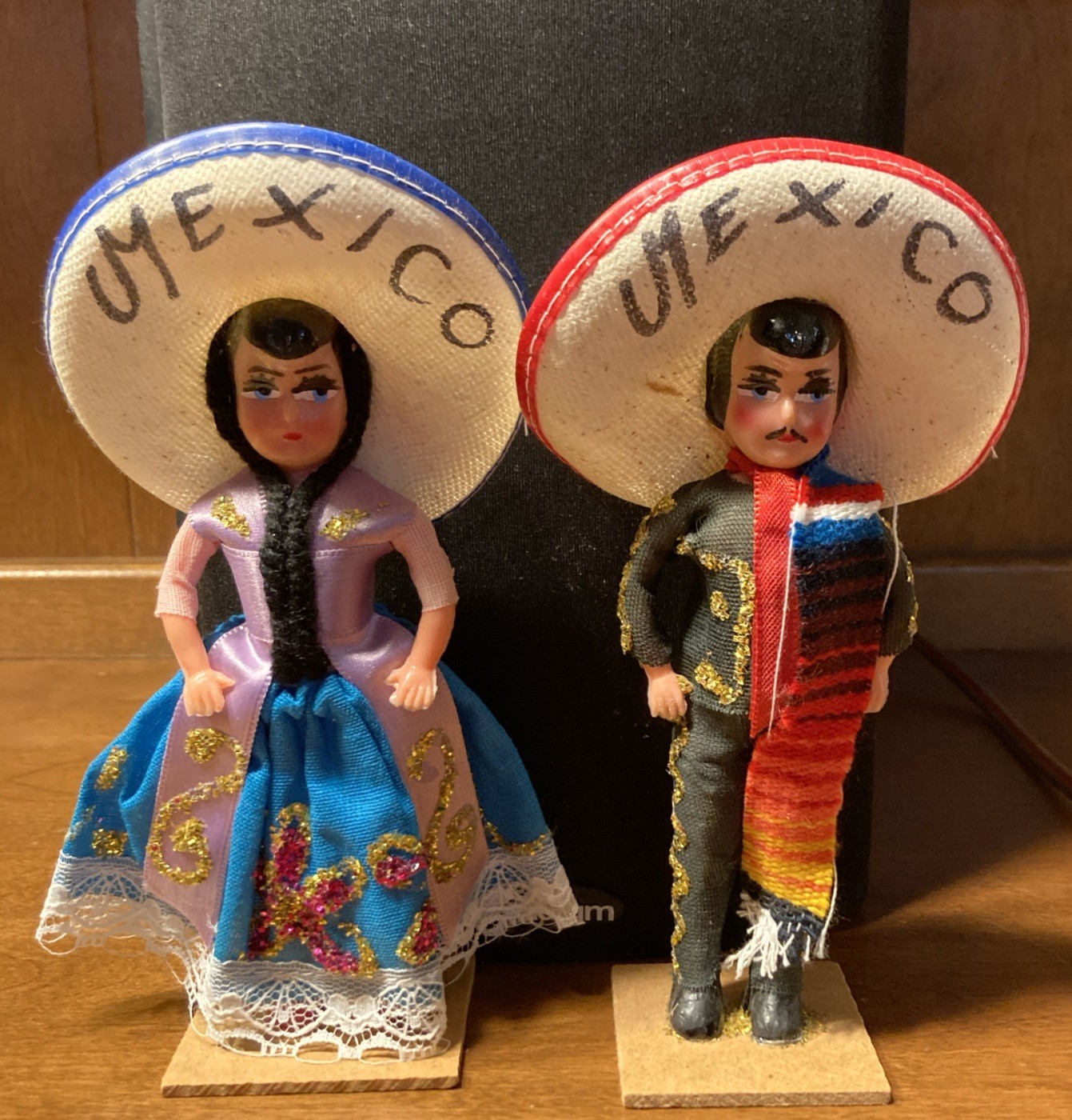 Vintage Mexican Dolls Souvenir  Mexico Traditionally Dressed