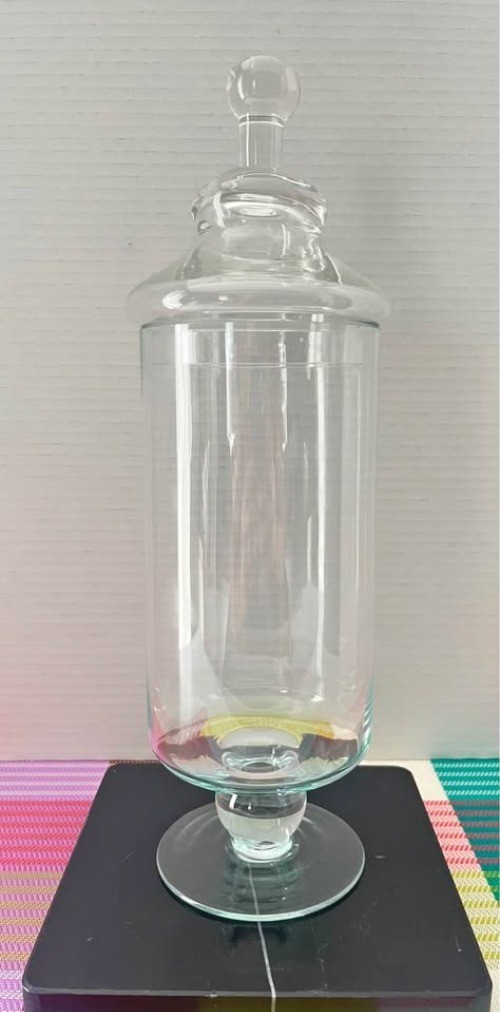 Clear Apothecary Candy Jar by SLYINSPIREME Clear Apothecary Candy Jar by SLYINSPIREME