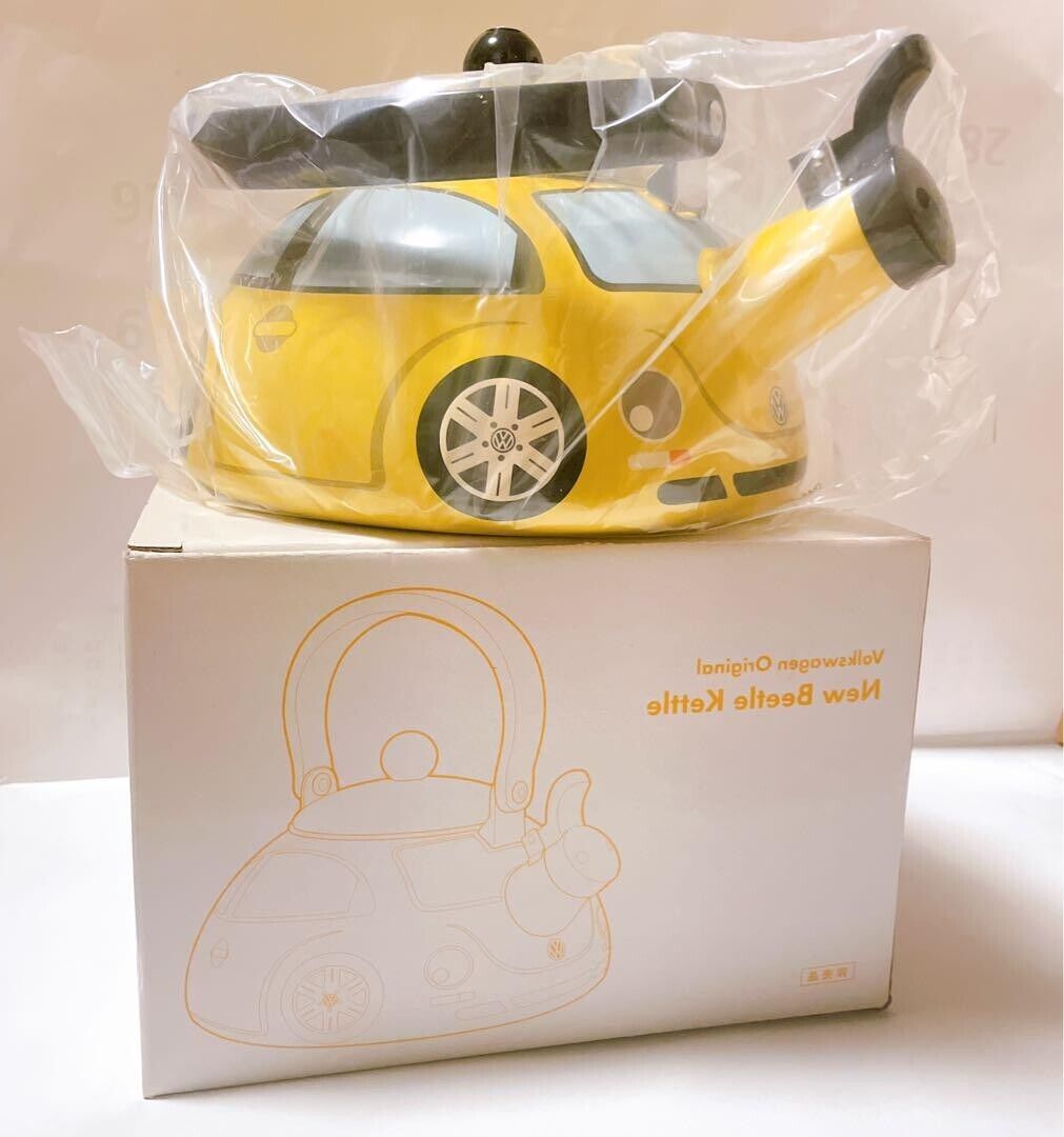 Promo VW Volkswagen Original New Beetle Kettle Yellow Japan Limited from Jp Rare
