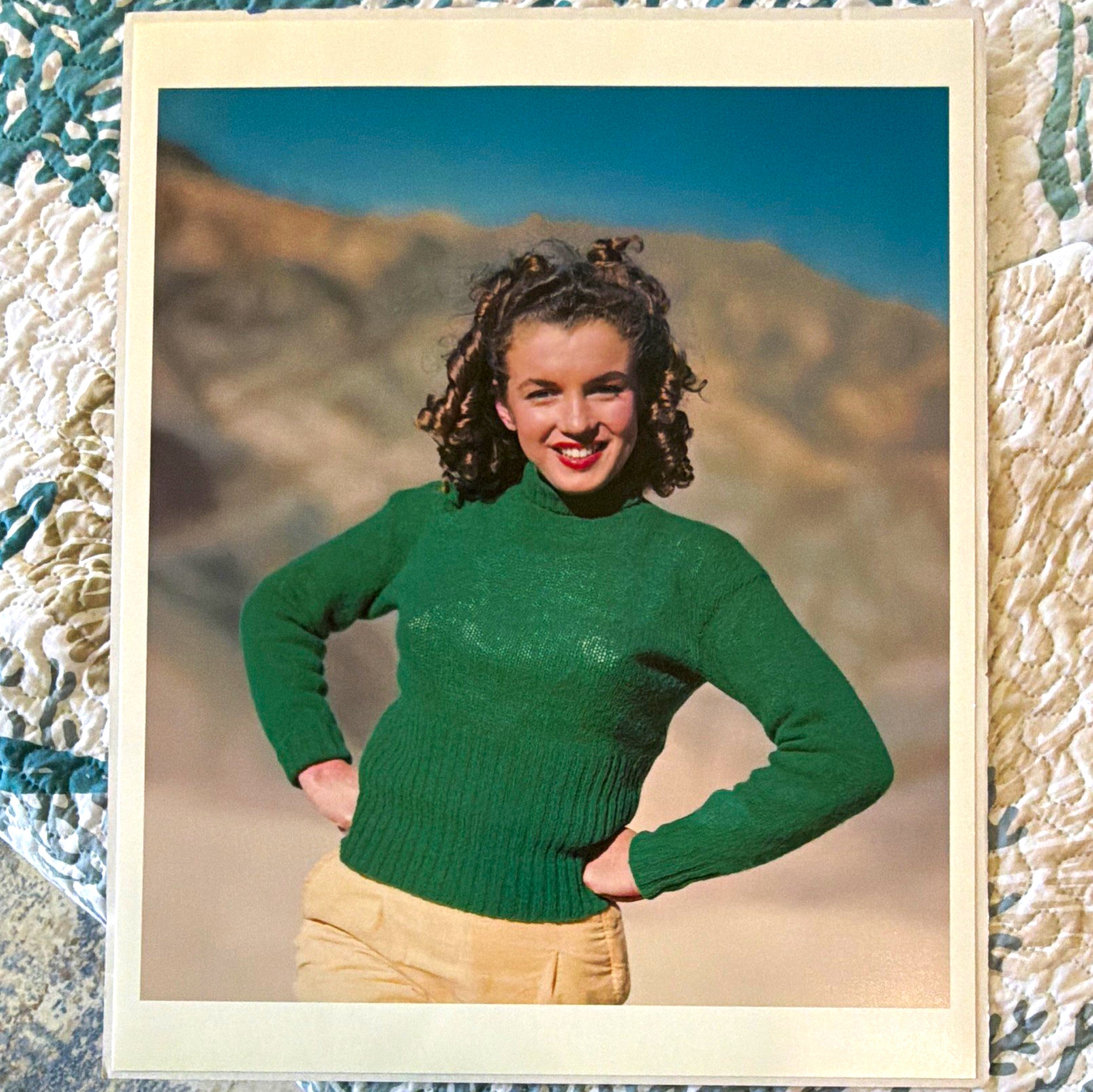 Marilyn Monroe Limited Edition Photograph by Andre de Dienes 29/200 COA 16x20