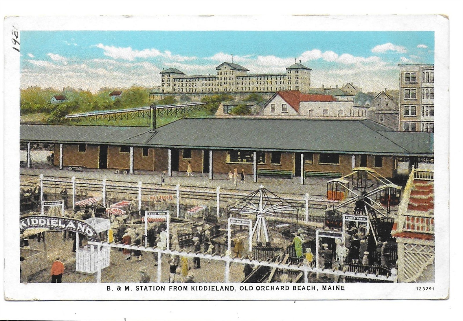Old Orchard Beach, ME - B & M Station from Kiddieland