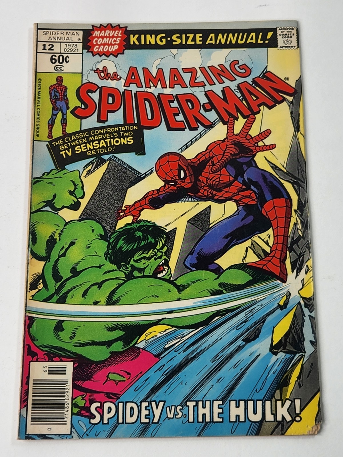 Amazing Spider-Man Annual 12 NEWSSTAND Reprints ASM 119 & 120 Marvel 1978