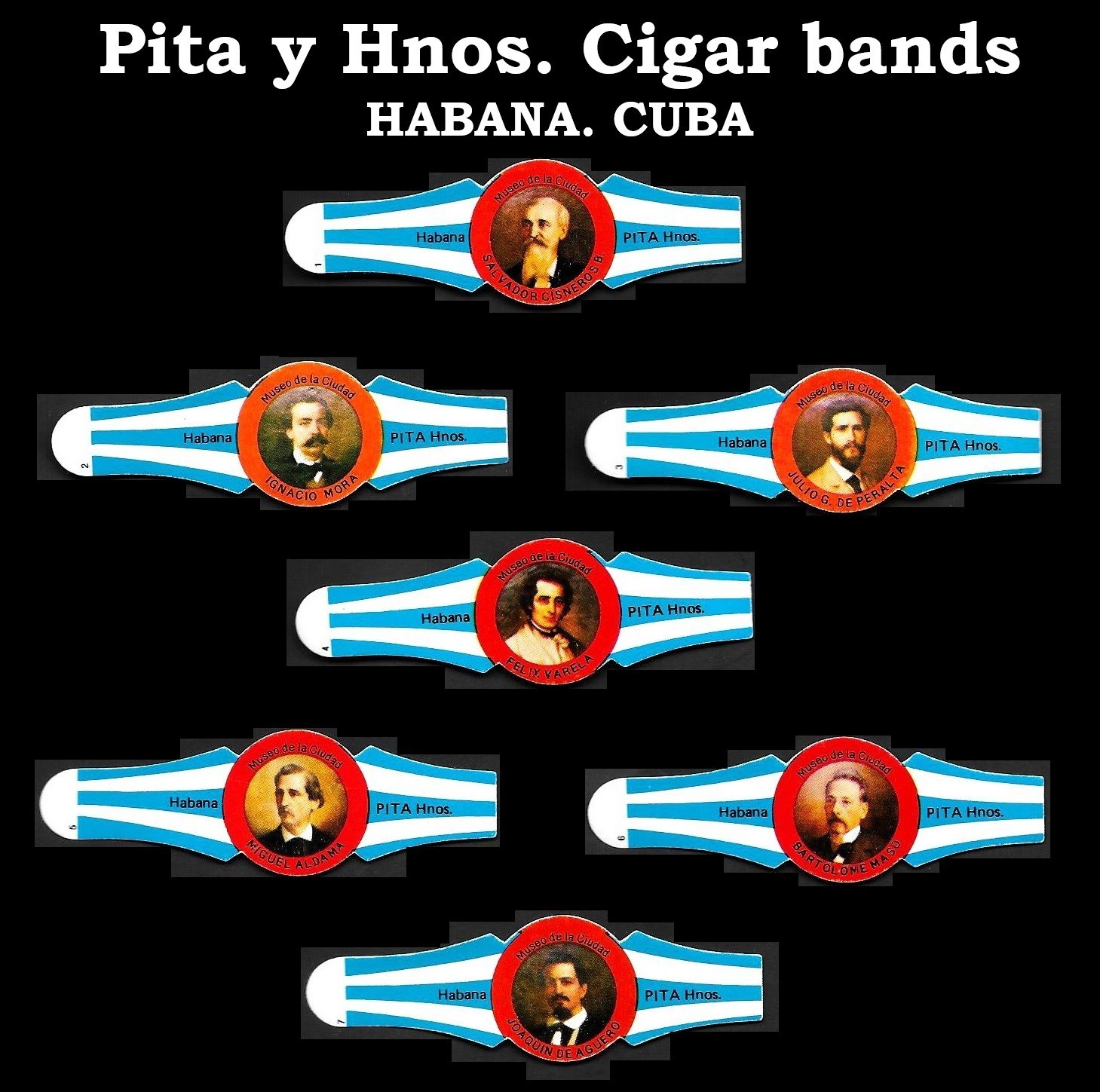 Super Cigar Band for President F. Batista. Vintage Collectibles.