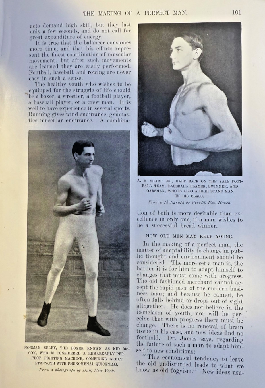 1901 Body Building Making a Perfect Man illustrated