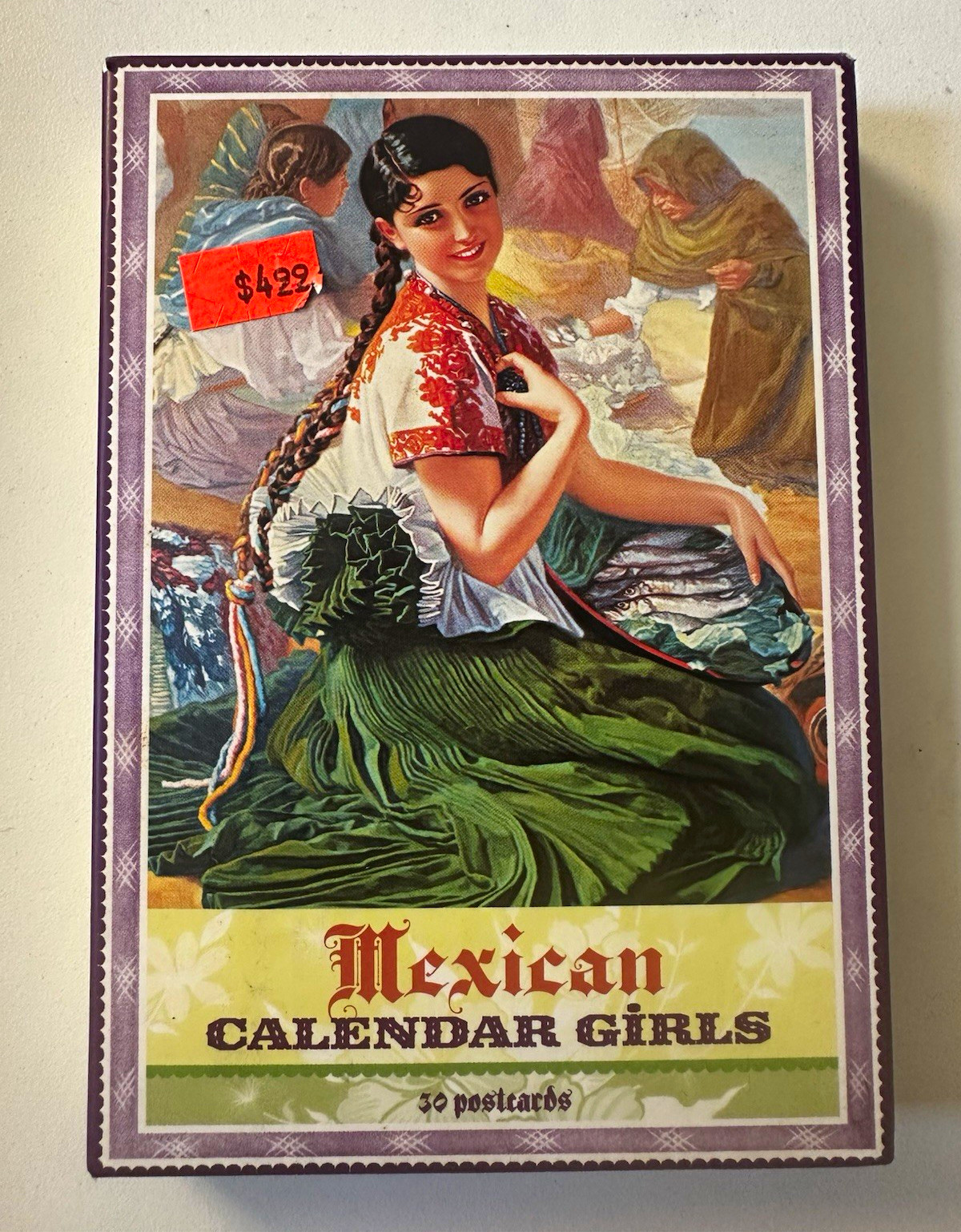 Mexican Calendar Girls 30 Postcards Complete Unused Box Set 2006 Chronicle Books
