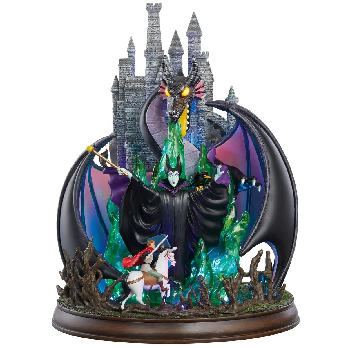 Disney Halloween Maleficent Castle with Lights and Music  Ships From USA