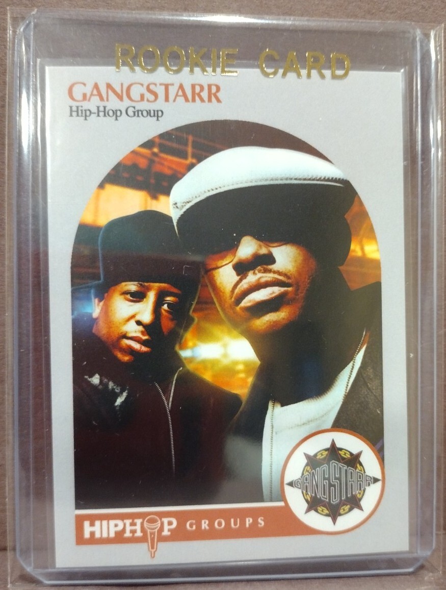 Gang Starr  Limited Edition Rookie Card Art Collectible GURU DJ Premier Hip Hop