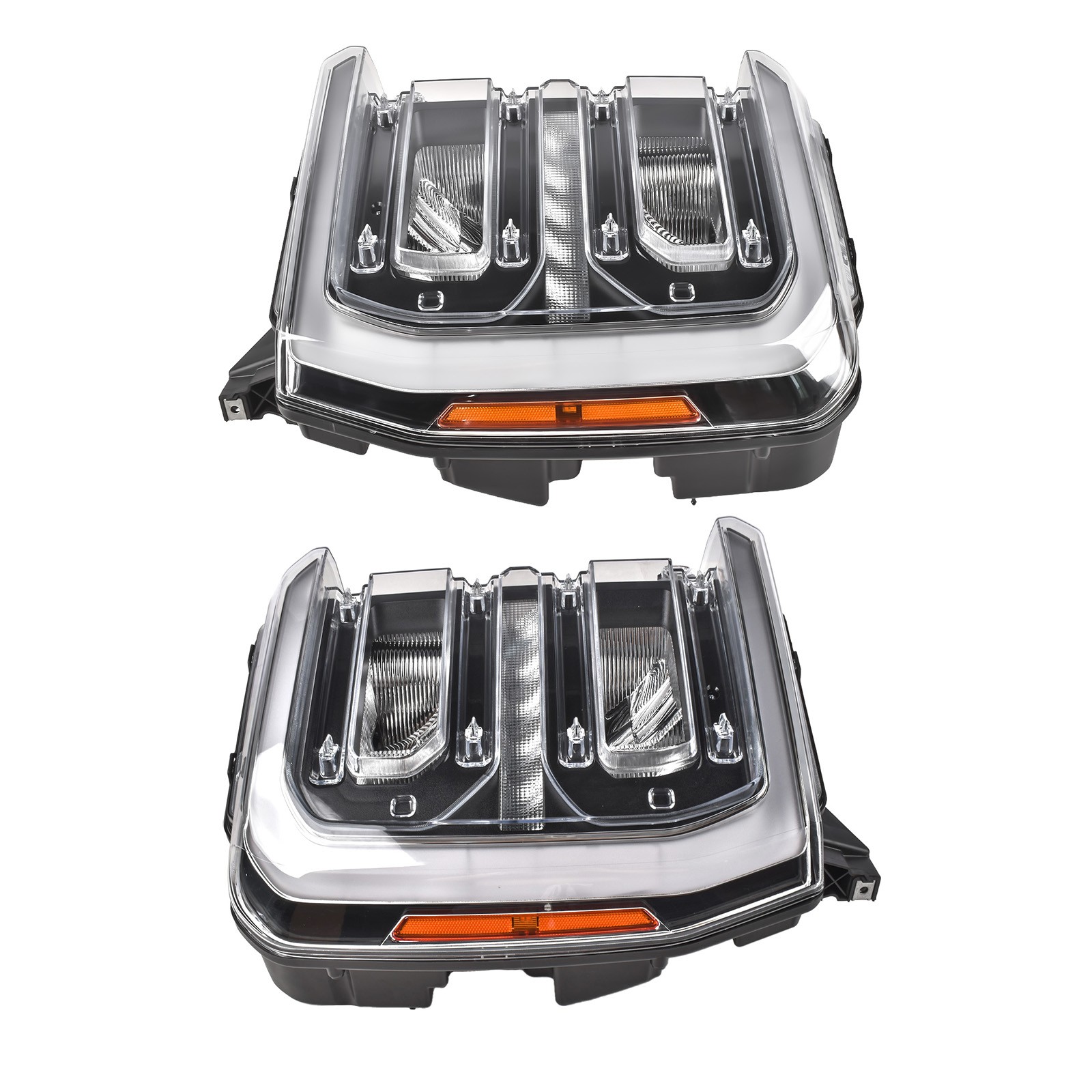 2Pcs Left Right Headlight Set 2023-26 Ford F-250 F-350 Super Duty FO2502432/3432