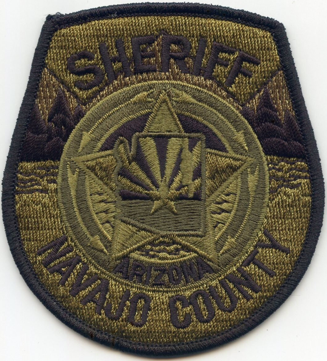 NAVAJO COUNTY ARIZONA subdued green SHERIFF POLICE PATCH