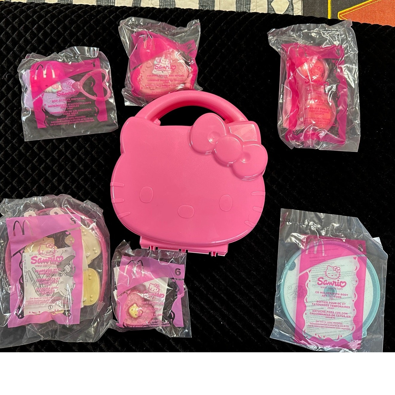 NIP McDonald\'s 2002 Sanrio Hello Kitty Happy Meal Toy 1,2,3,4,5,6,8