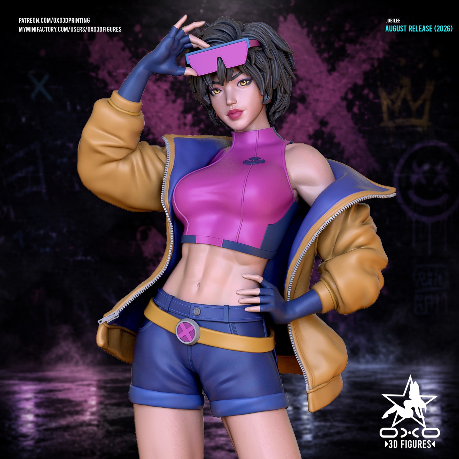 1:8 Jubilee X-Men Marvel Fan Art UNPAINTED Resin Garage Kit