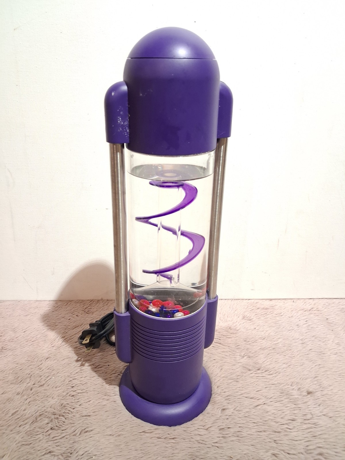 Kenart Spiral Ball Water Lamp Light-Up Model KL-108 Vintage 1990 Read Details