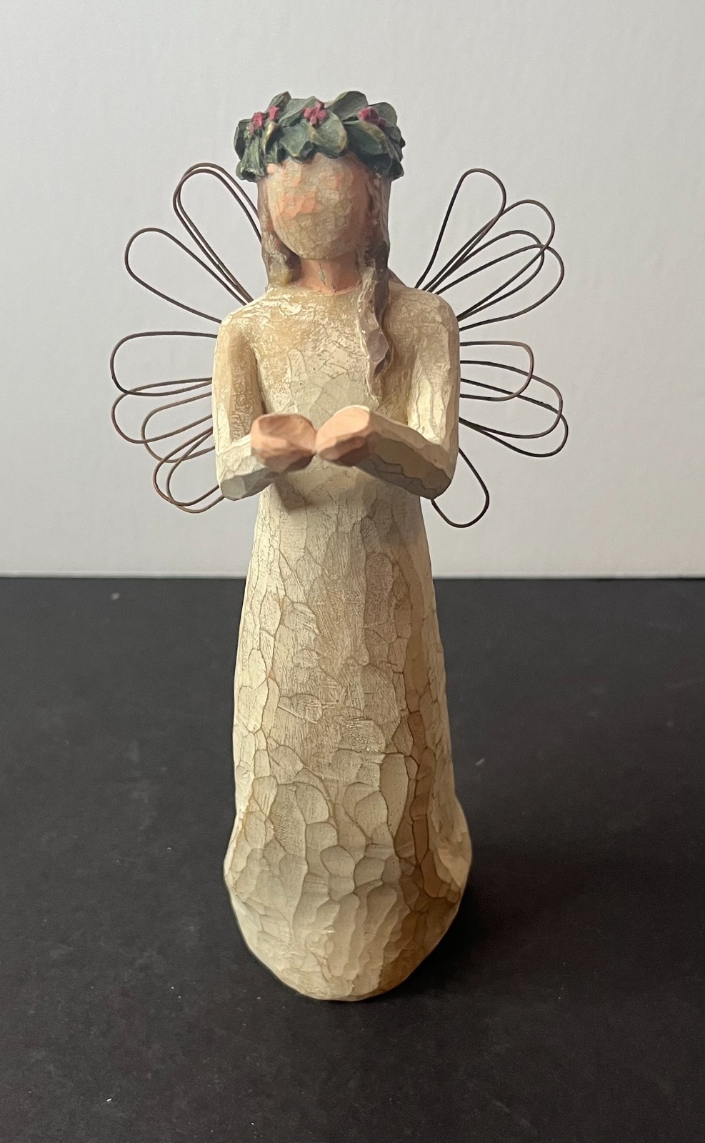 Willow Tree Angel Of Christmas Spirit Figurine 2001 Susan Lordi Demdaco  No Box