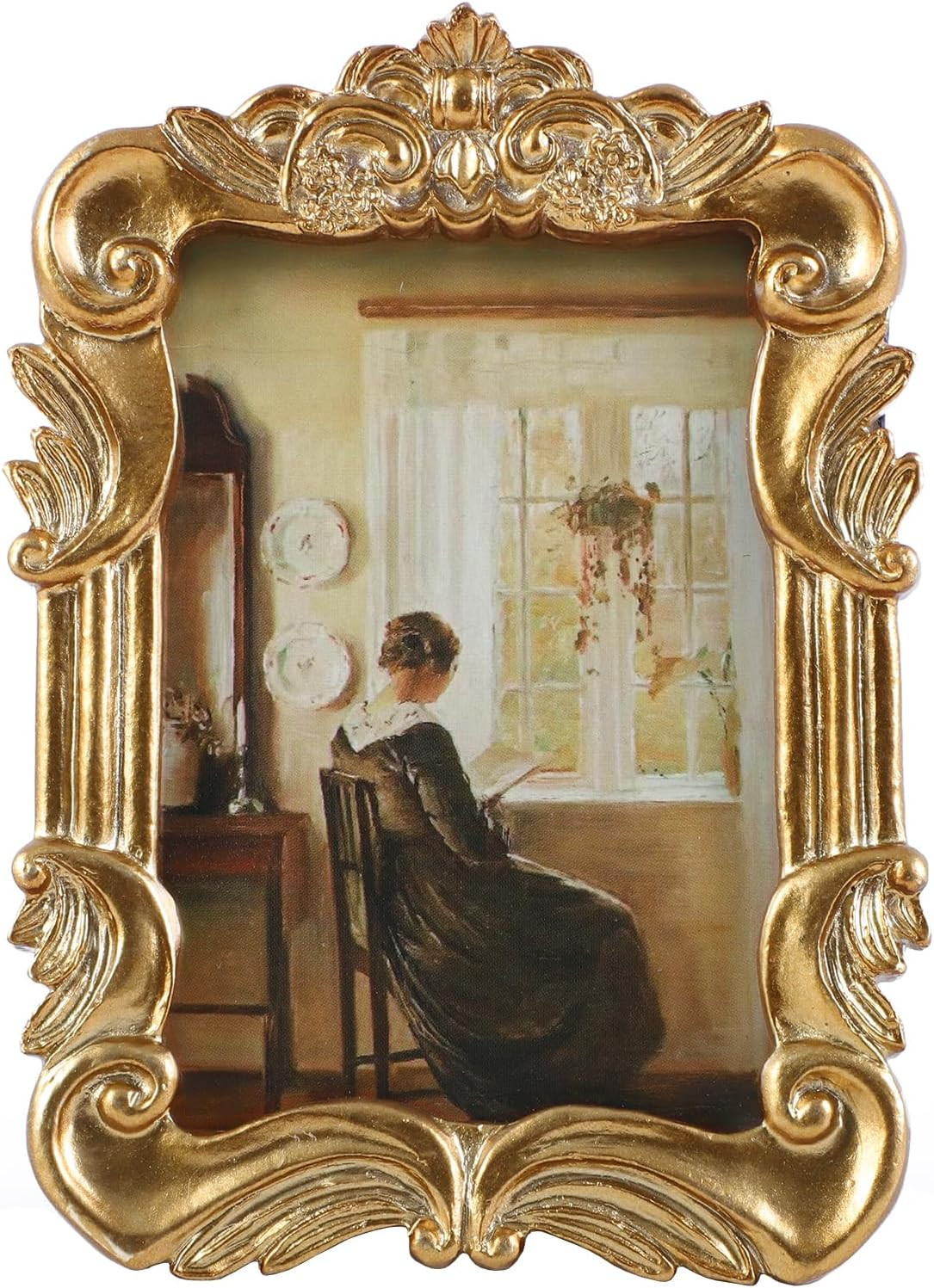 Vintage Picure Frames 2.5X3.5 Antique Victorian Gold Bronze Picture Frames for T Vintage Picure Frames 2.5X3.5 Antique Victorian Gold Bronze Picture Frames for T