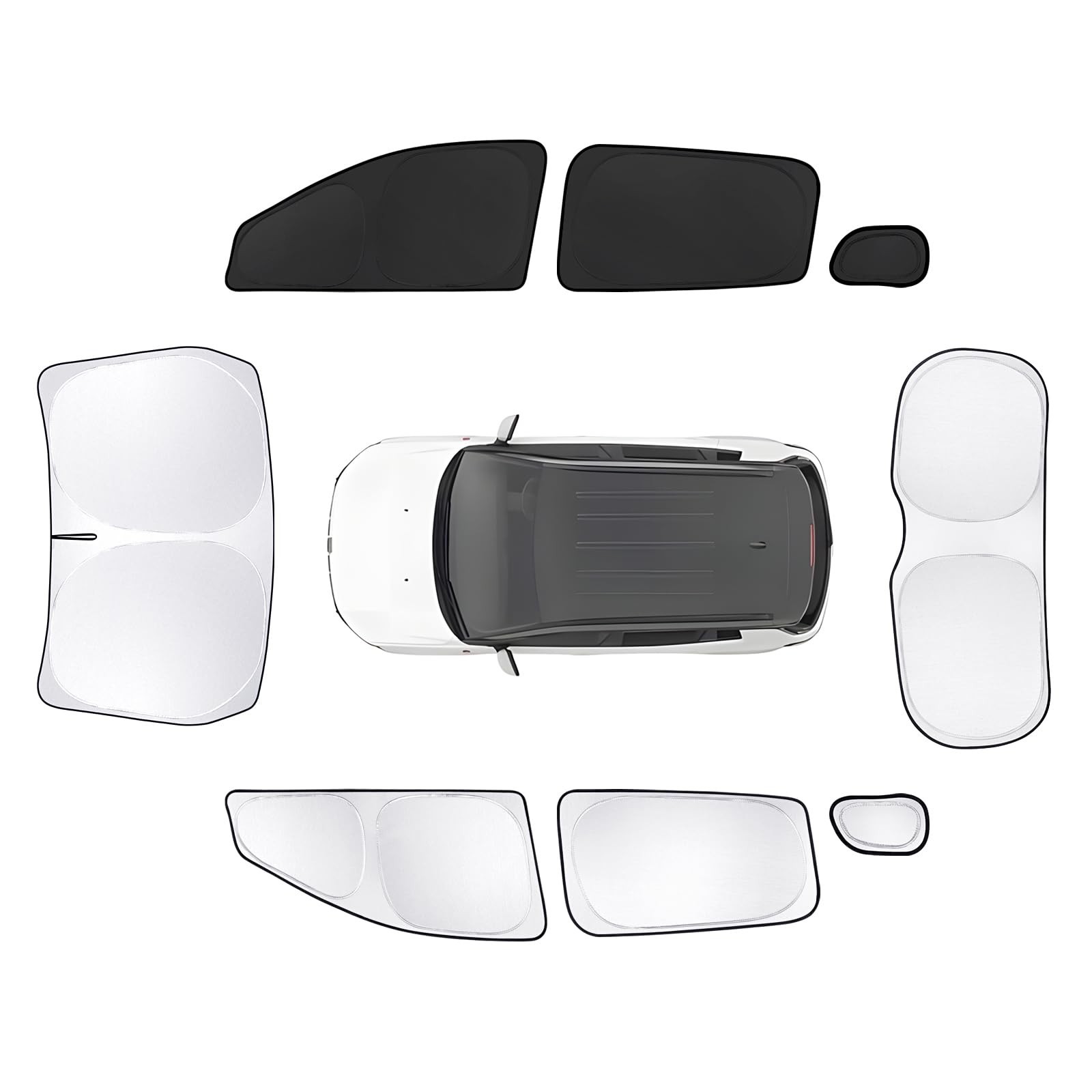 8pcs Car Window Shades for Jeep Compass 2017-2025 Accessories,Windshield Side... 8pcs Car Window Shades for Jeep Compass 2017-2025 Accessories,Windshield Side...