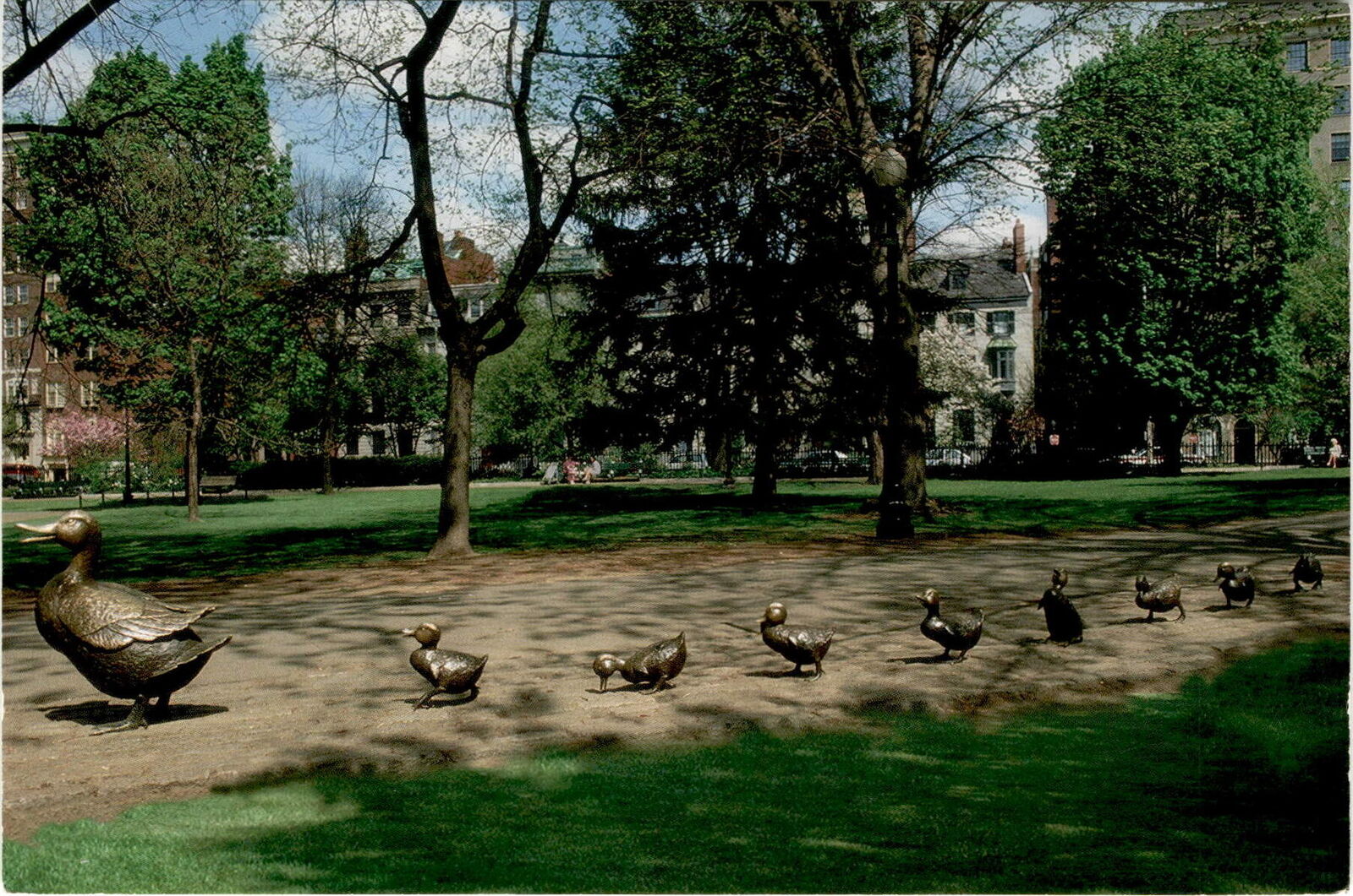 Boston Public Garden, Schönhaus, 291 Otis Street, Nancy Schön, Robert Postcard