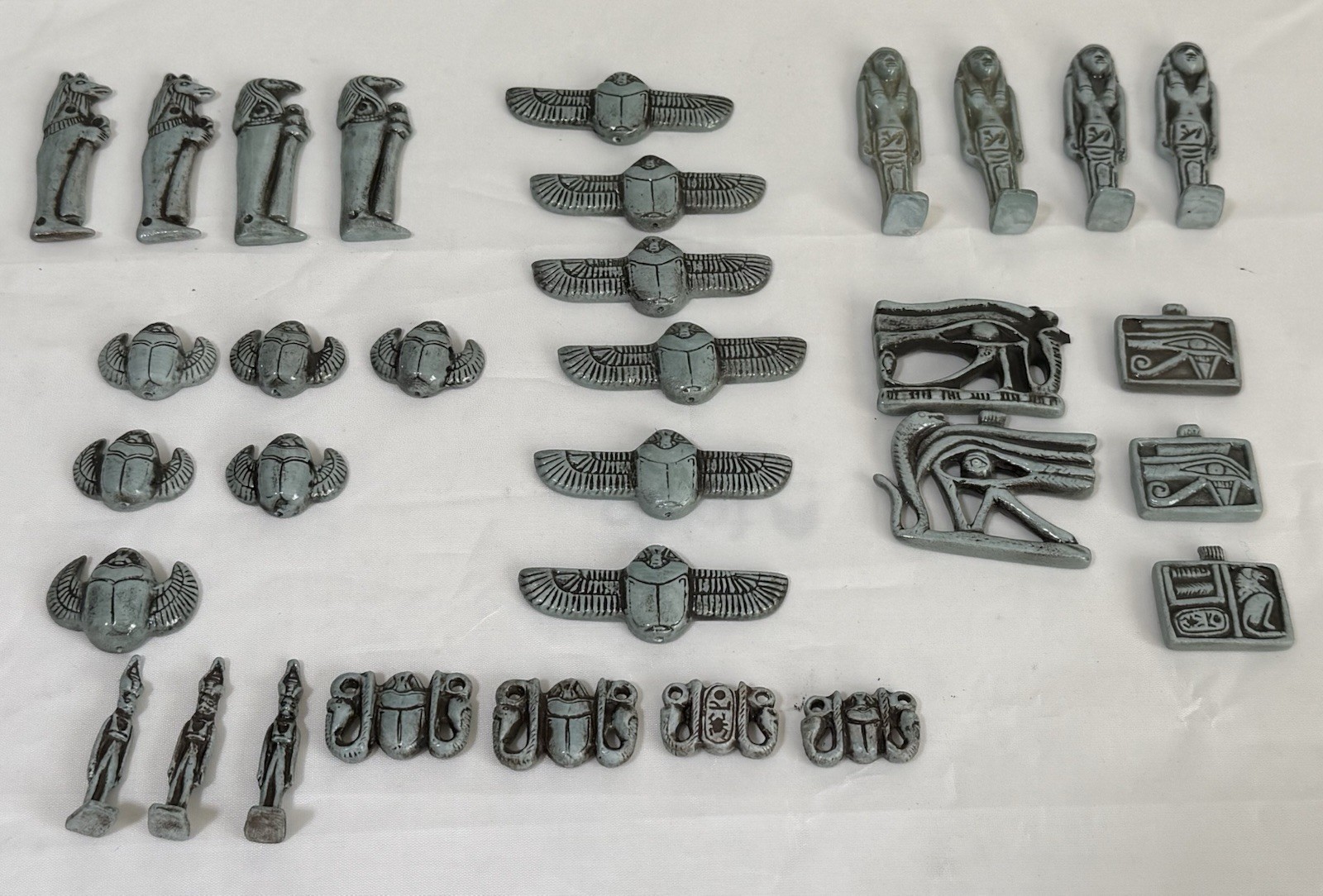 Super Huge Lot Vintage Mini Ancient Egyptian Style Amulets & Figurines Scarabs Super Huge Lot Vintage Mini Ancient Egyptian Style Amulets & Figurines Scarabs