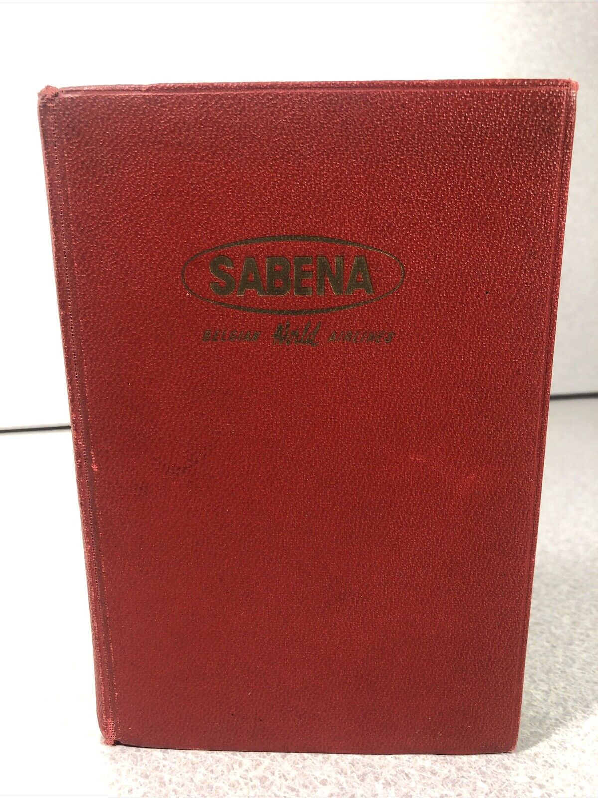 1950s Vintage Sabena Belgian World Airlines travel Book HC