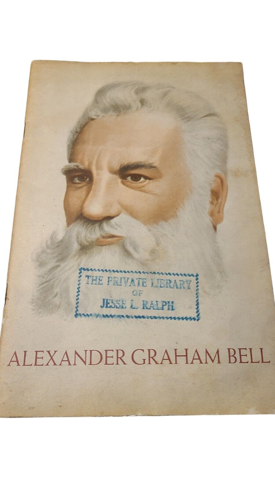 Alexander Graham Bell Inventor of the Telephone Biography Booklet 1947 Vintage