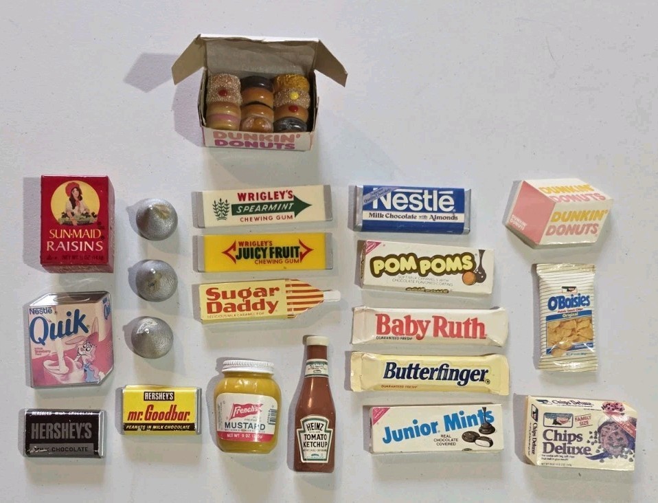 Lot Of 21 Vintage National Brand Vintage 80's 90s Arjon 3D Food Fridge Magnet Lot Of 21 Vintage National Brand Vintage 80's 90s Arjon 3D Food Fridge Magnet