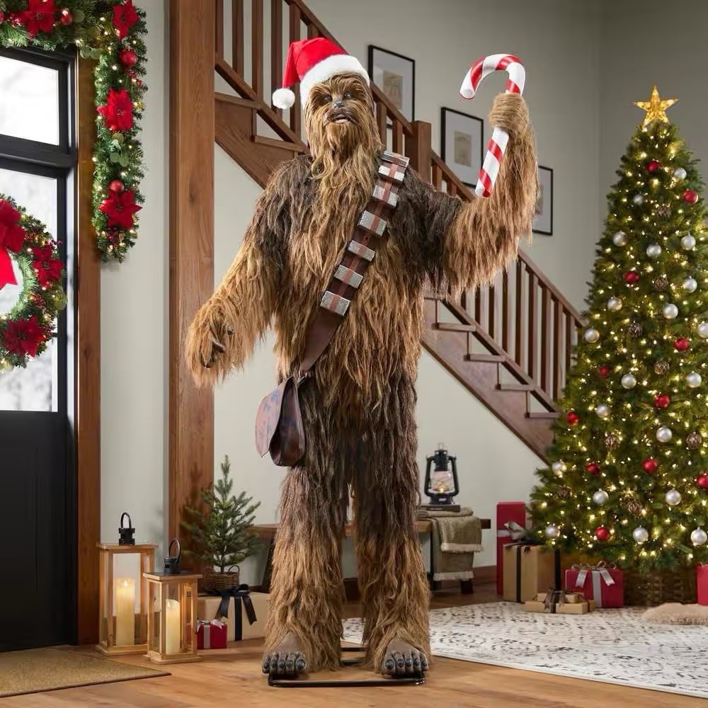 Star Wars 7.5 Ft Christmas Animated Chewbacca Decoration (New/Sealed) Star Wars 7.5 Ft Christmas Animated Chewbacca Decoration (New/Sealed)