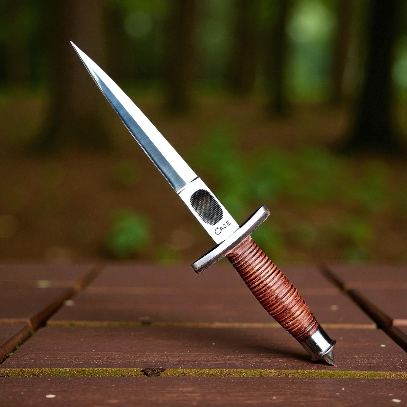 V-42 FSSF Dagger Knife Case Spike Fix Double Edge Blade Devil’s Brigade