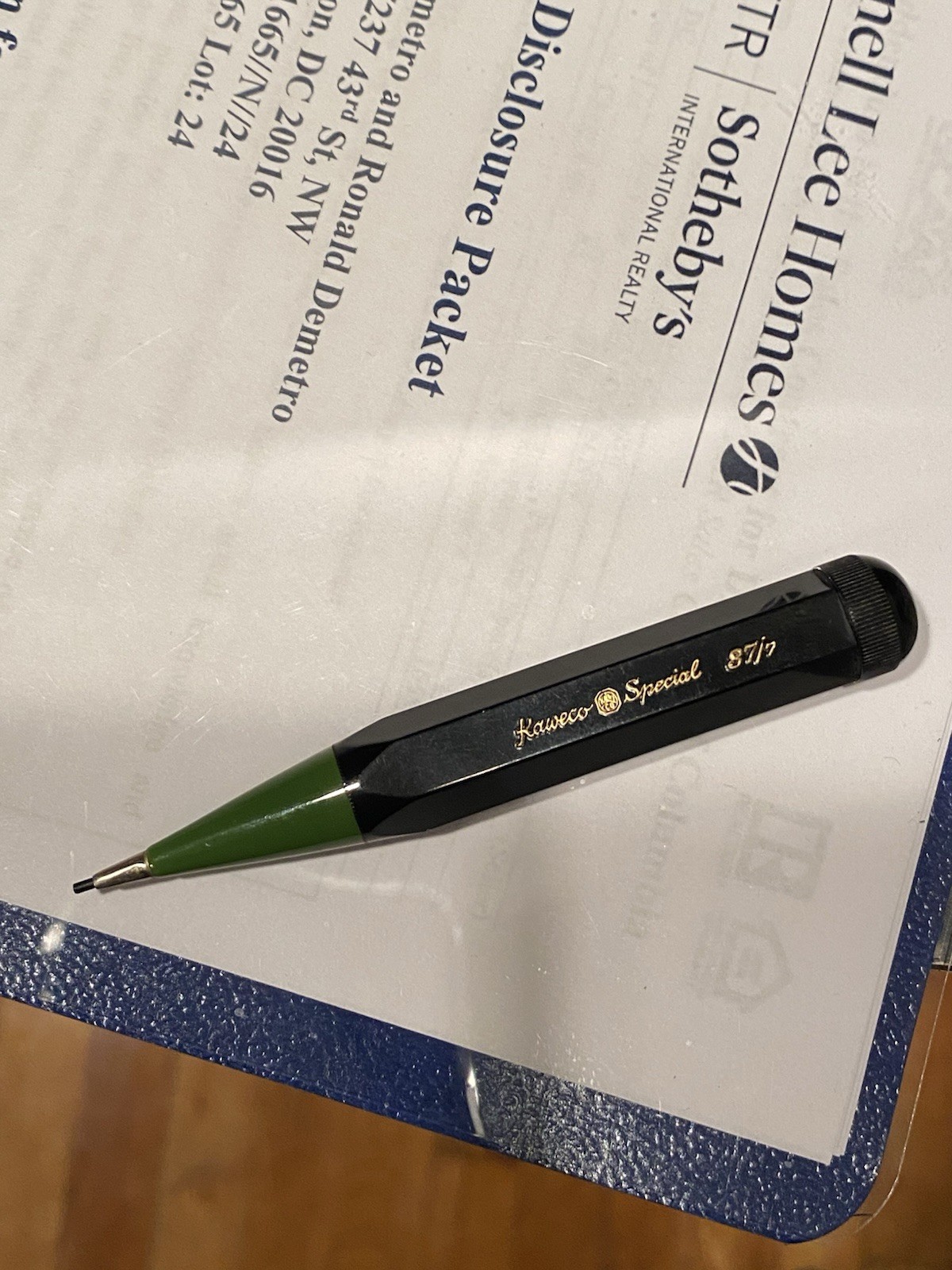 Kaweco Pencil Vintage Green Tip Twist Action  1.18mm 9.5cm Scarce