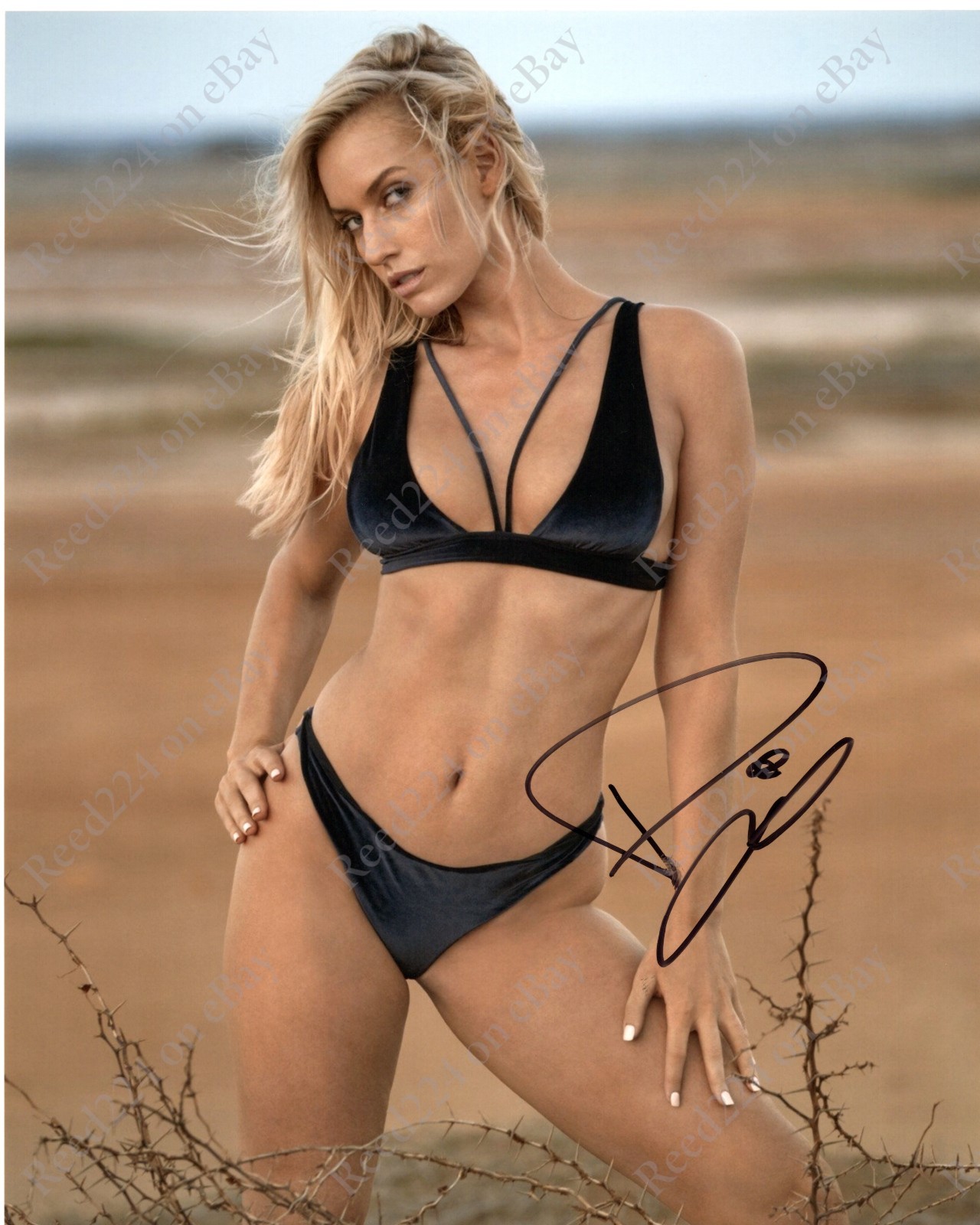 Paige Spiranac Signed 8x10 Photo UACC COA + Date, Location, & Event Details